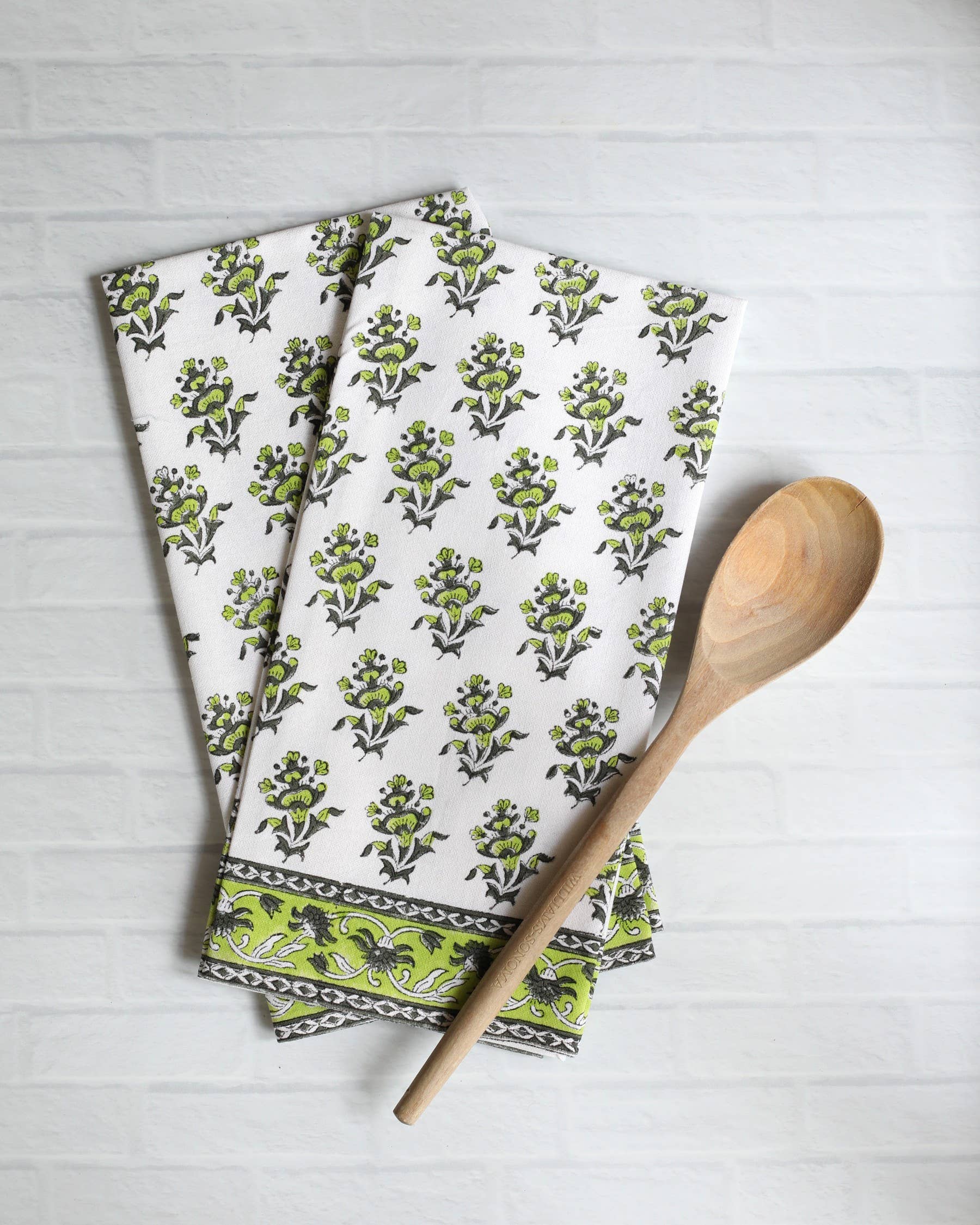 Kitchen Towel Gayatri Buti Olive