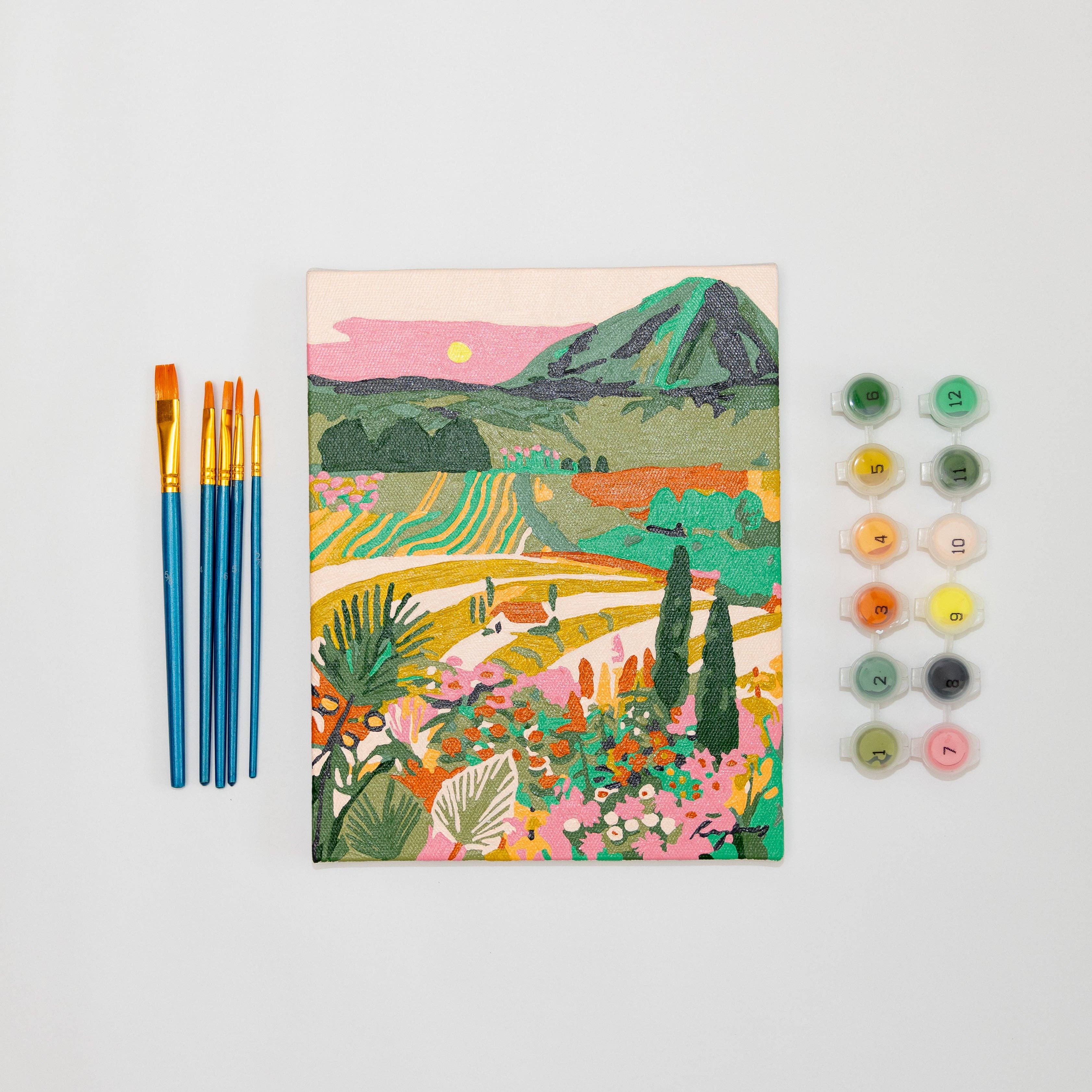 Italian Countryside by Hebe Studio Paint by Numbers Framed M