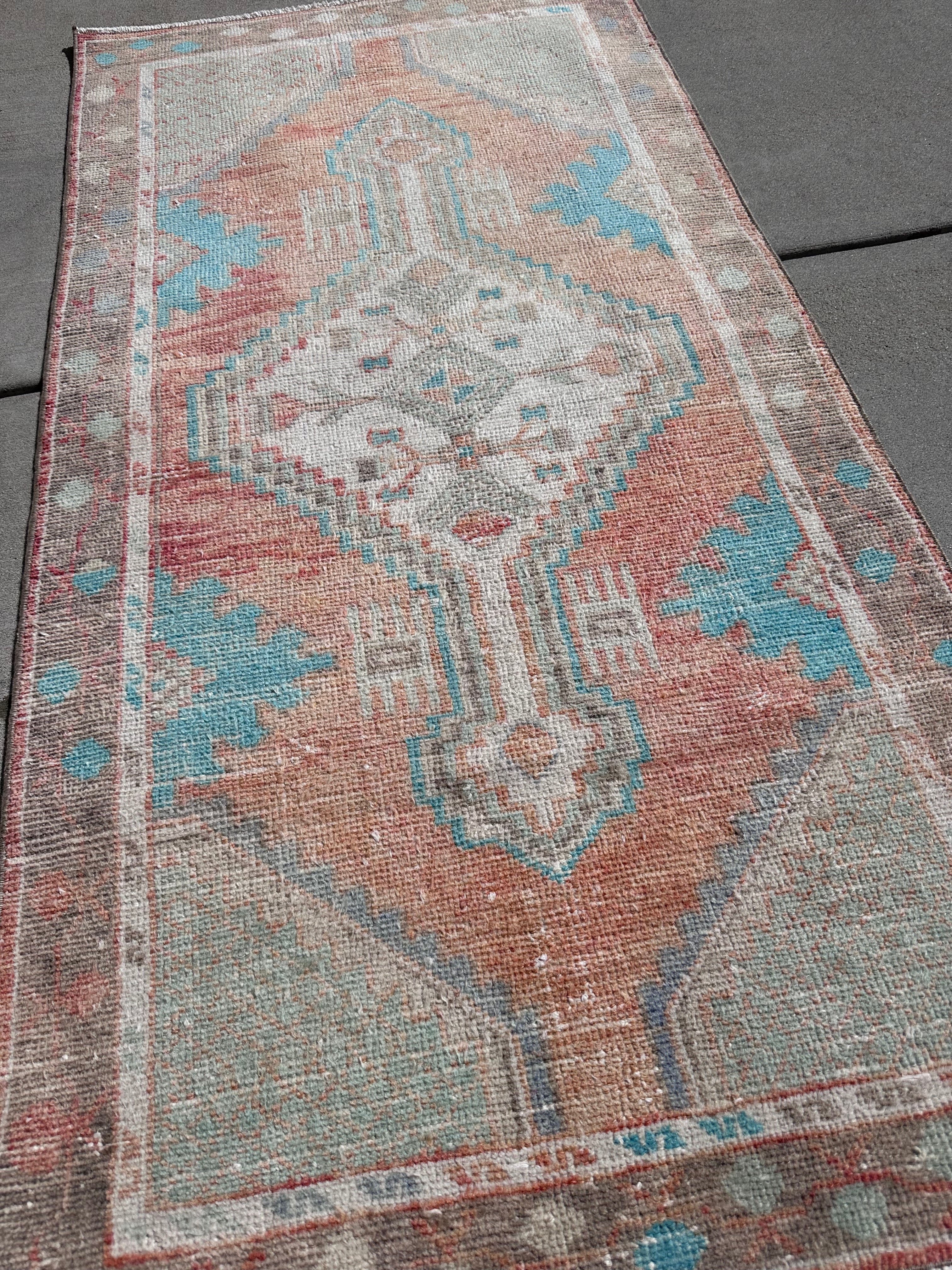 Small Turkish Rug 5’2”x2’7”