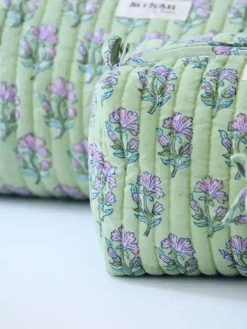 Freshleaf pinkfloral travel/make up/organizer/