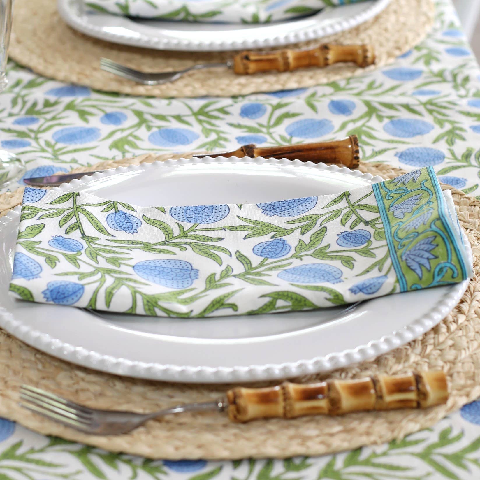 Tablecloth Pomegranate Blue