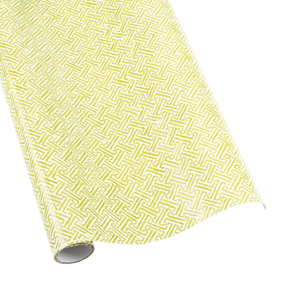 Fretwork Gift Wrapping Paper in Green - 30" x 8' Roll