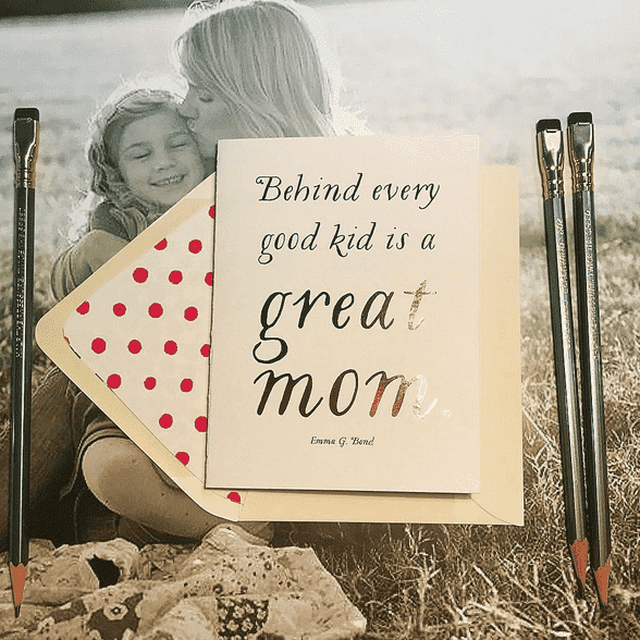 A Great Mom Greeting Card