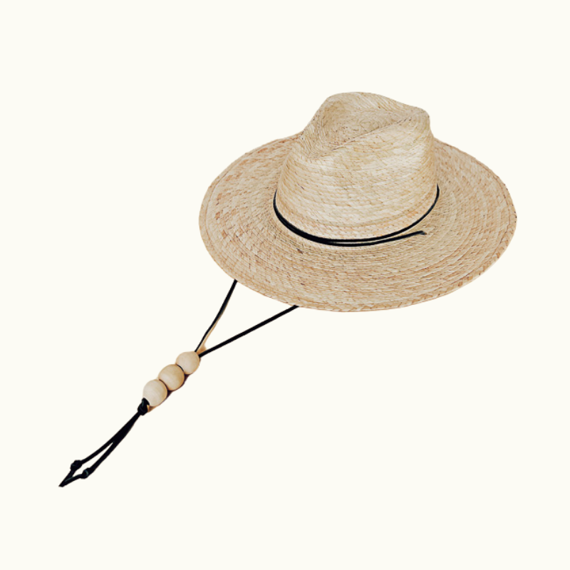 La Playa Straw Fedora Hat Women, sun hats women, chin cord