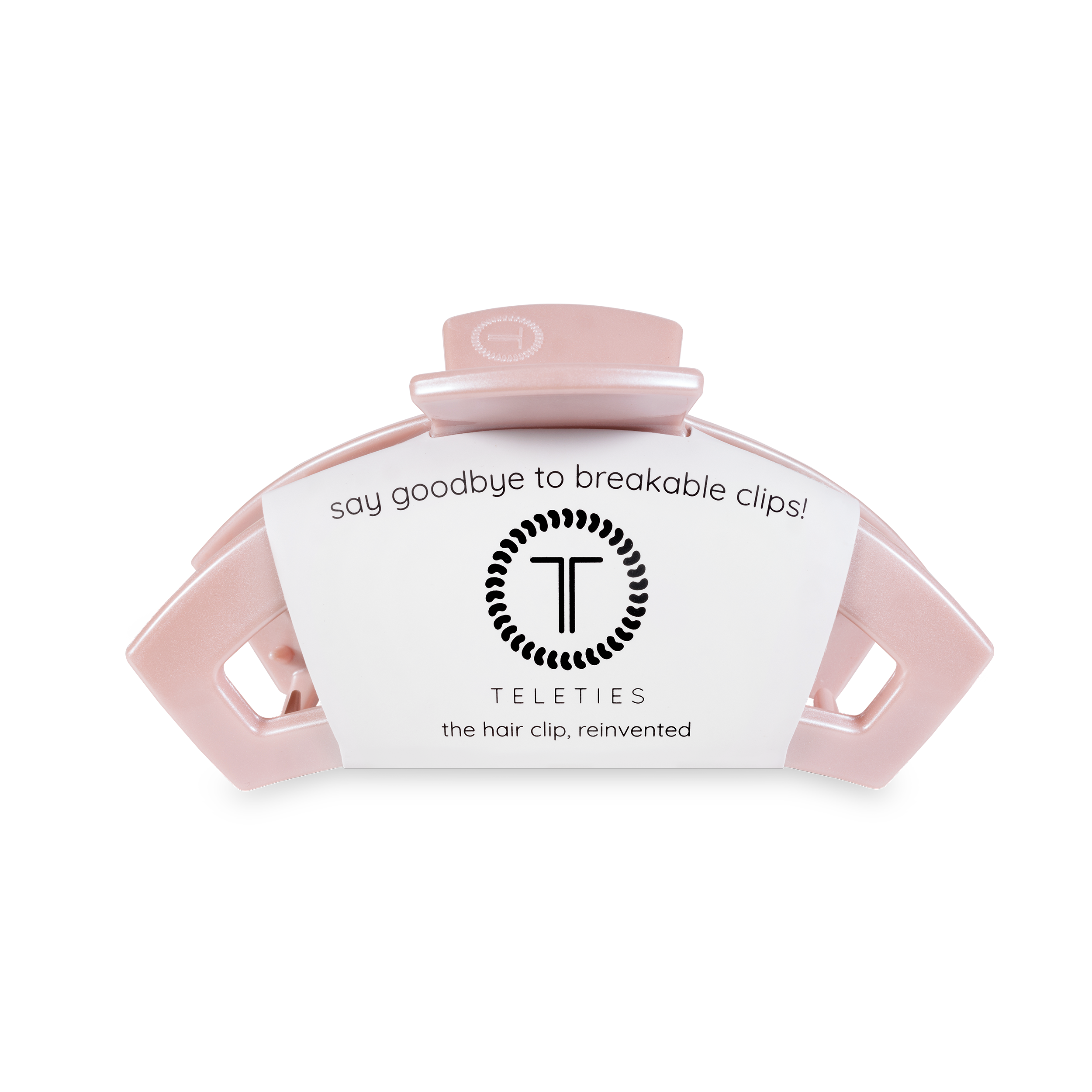 Open Hair Clip | Medium | Pearly Pink