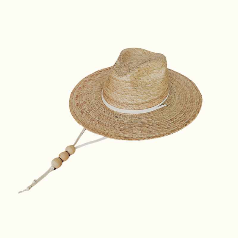 La Playa Straw Fedora Hat Women, sun hats women, chin cord