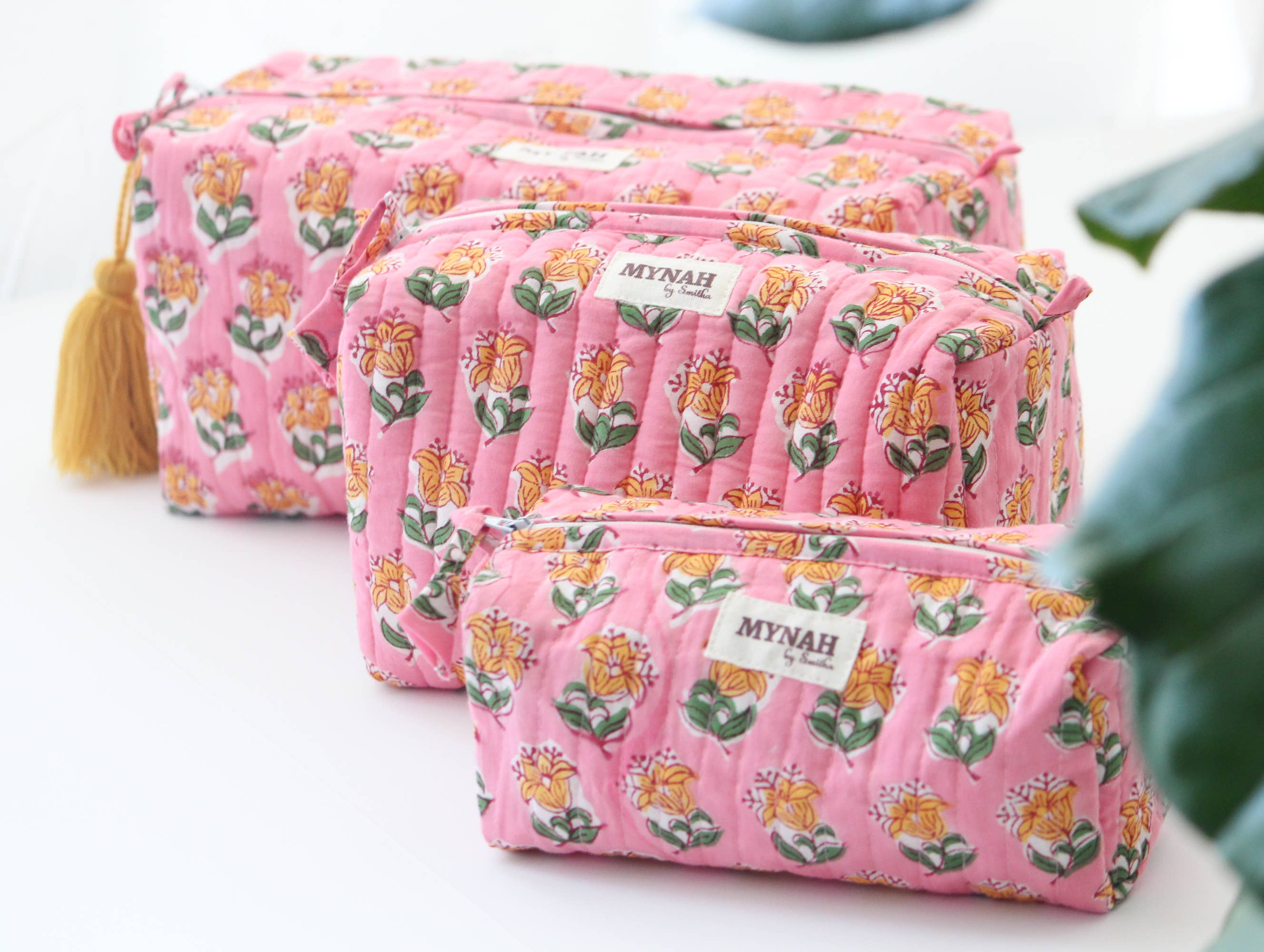 Bubblegum mot/print travel/make up/organizer/bag-LARGE only