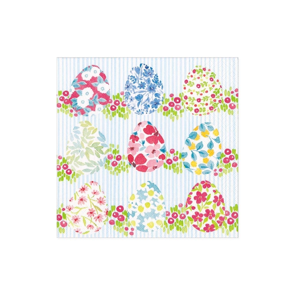 Floral Easter Egg Cocktail Napkins