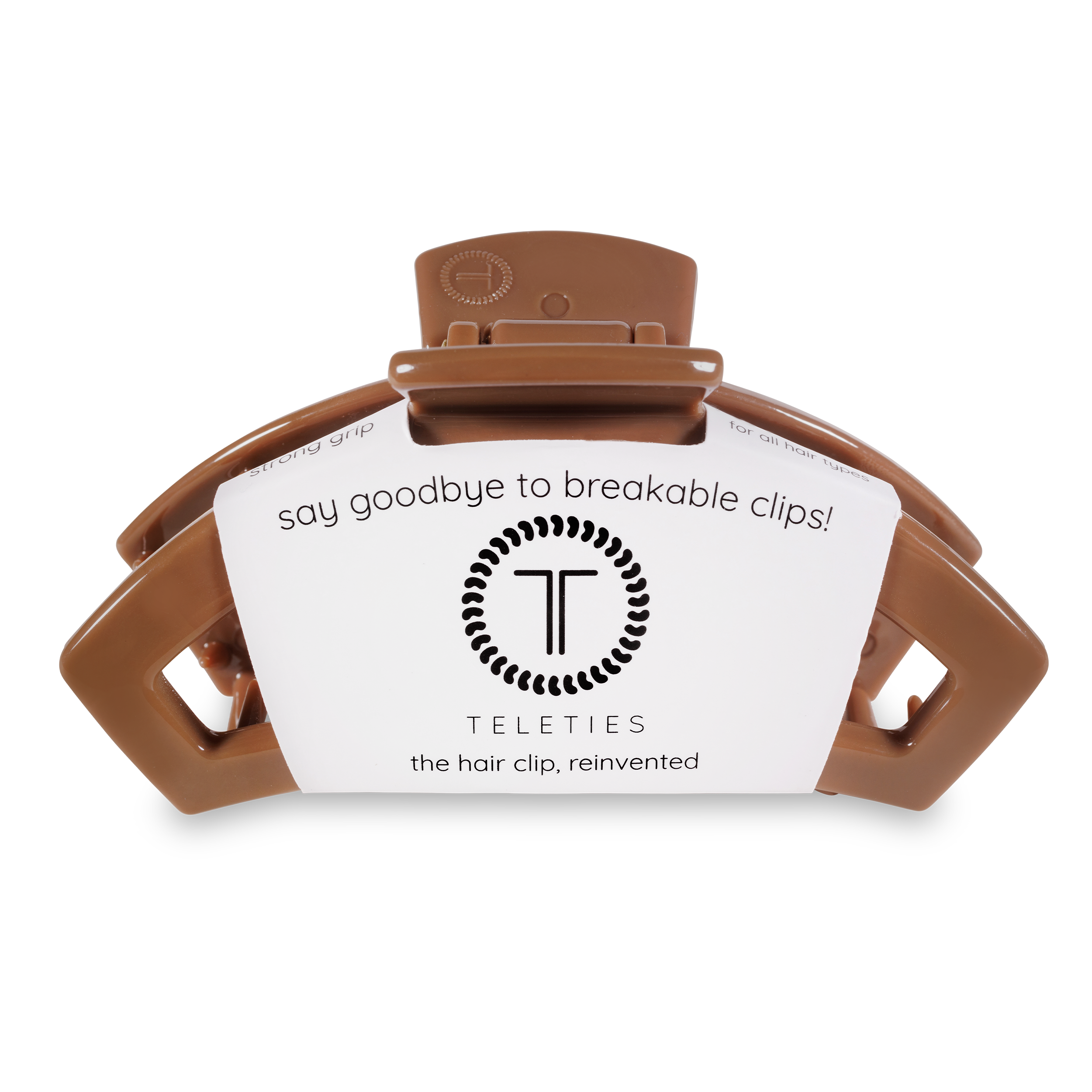 Open Caramel Large Hair Clip