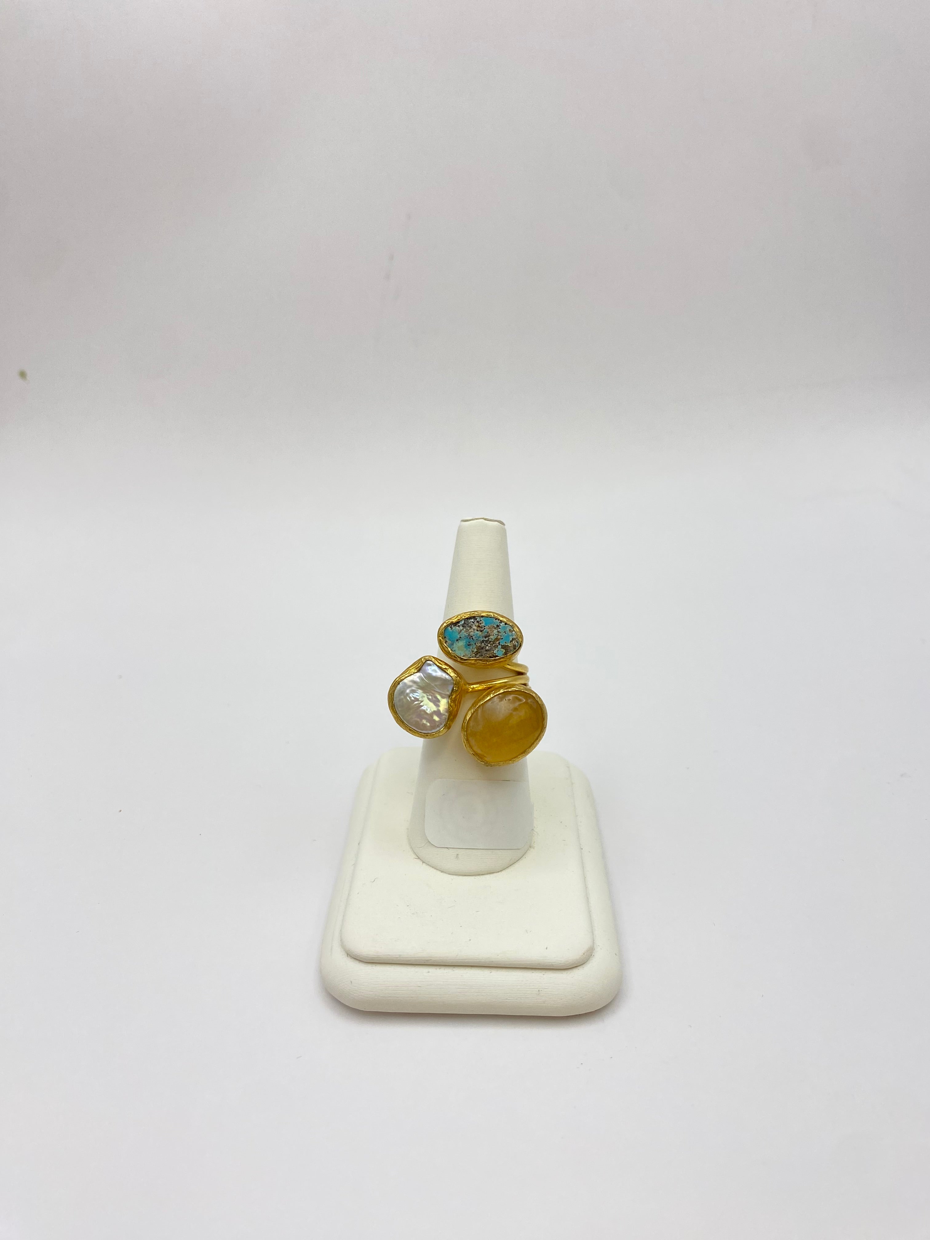 Semi Precious Stone Ring