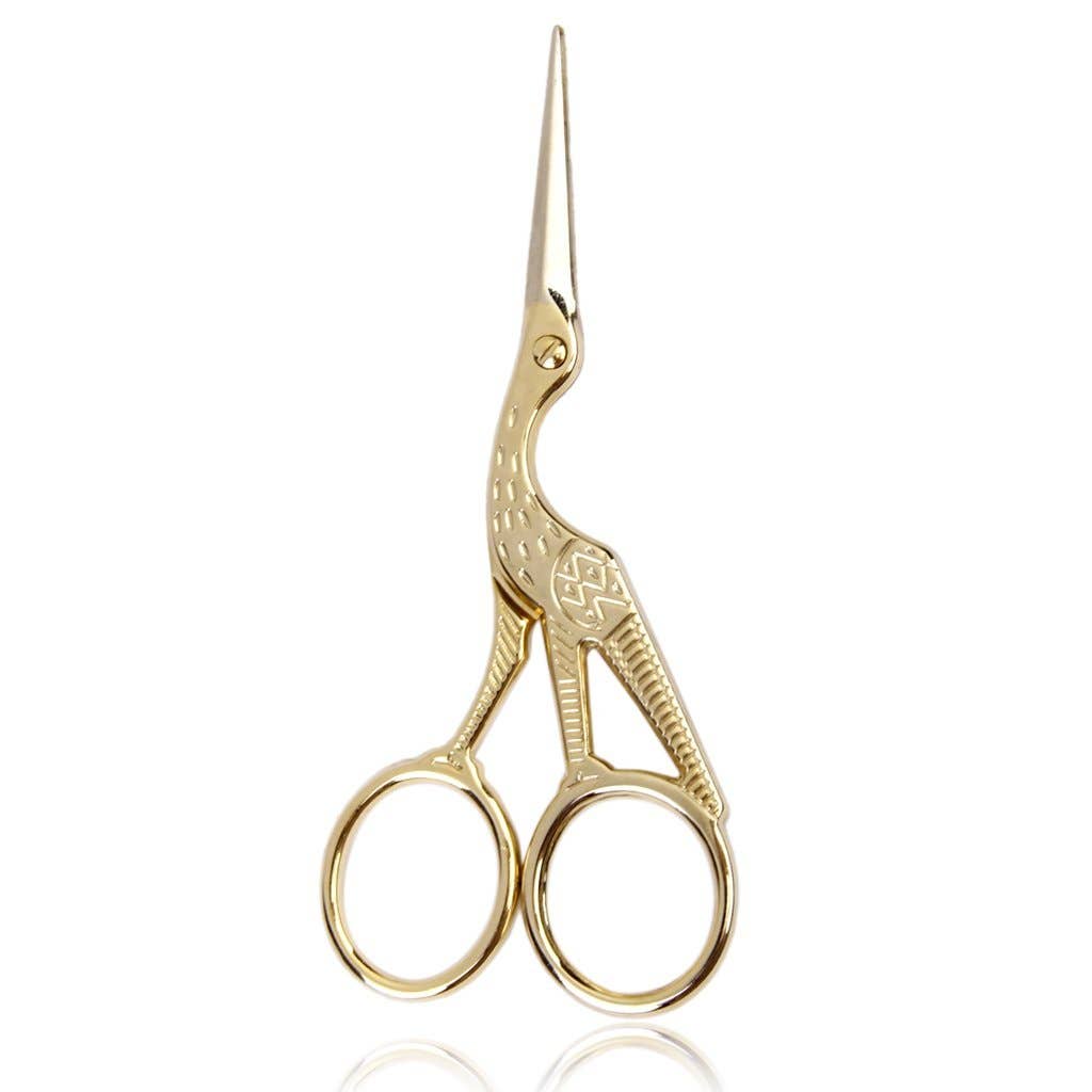 Rogue Paq Gold-Tone Crane Scissors