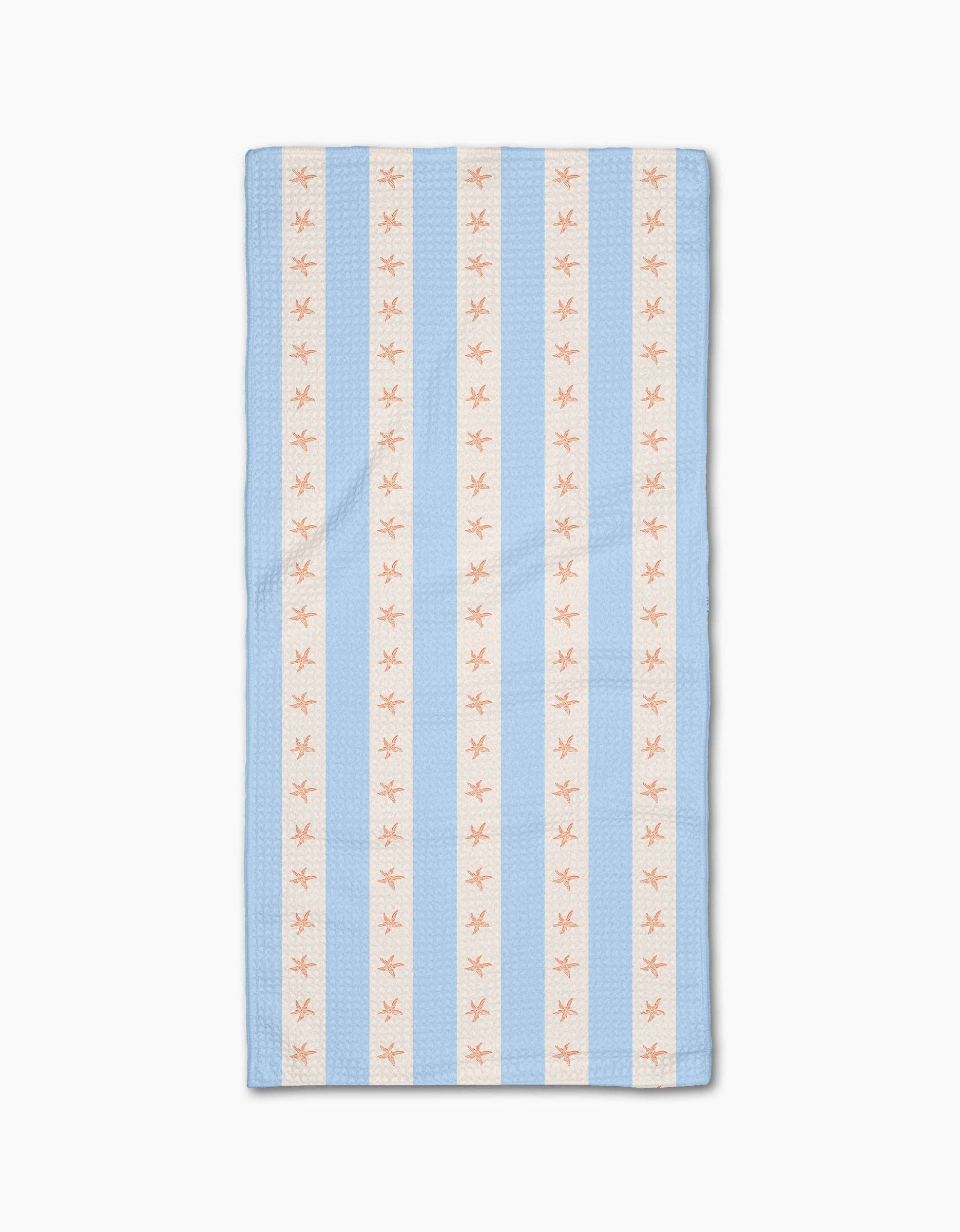 Starfish Sea Stripe Bar Towel