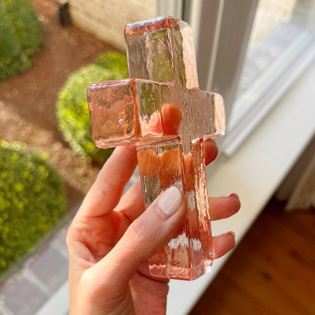 Glass Cross Occasion Gift Box