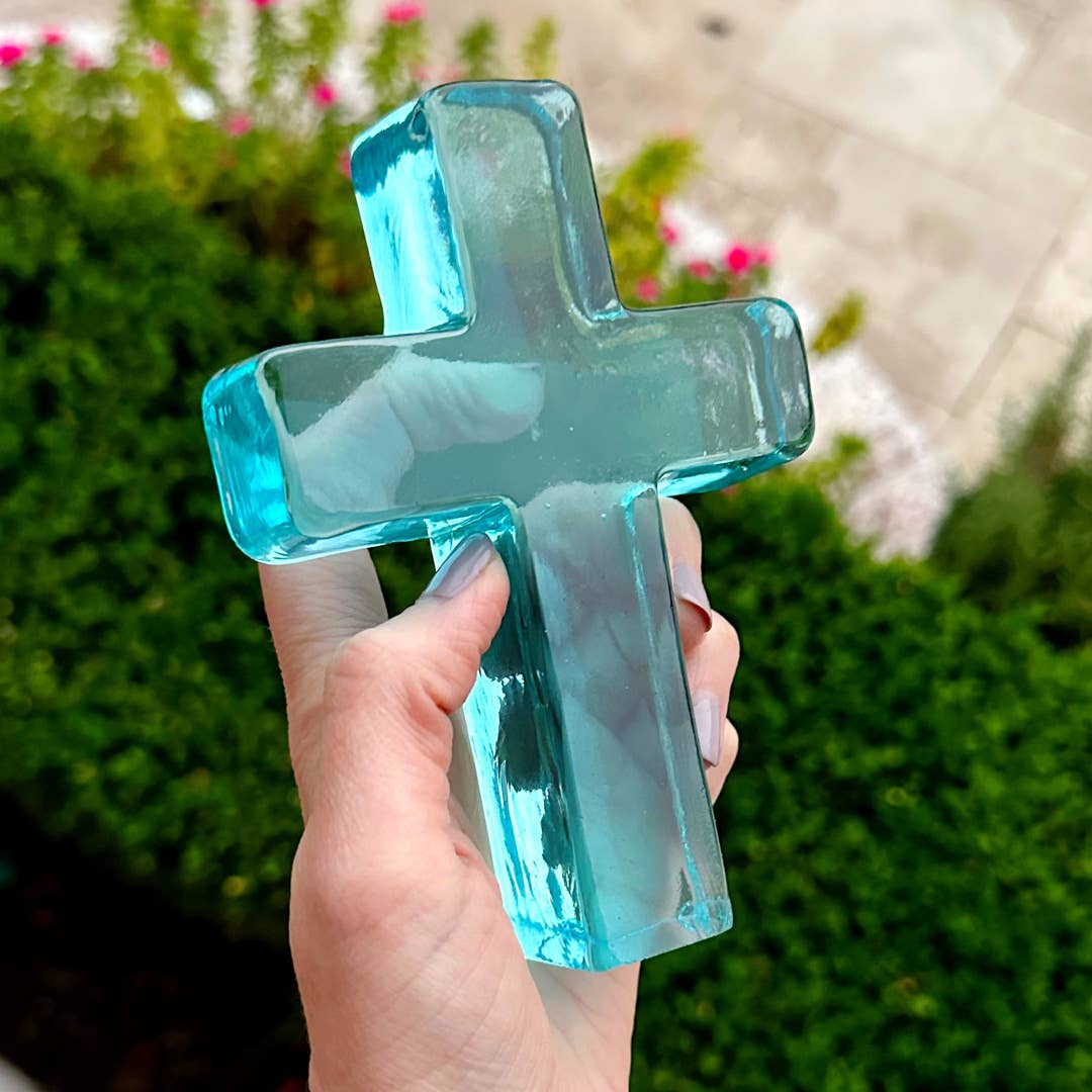 Glass Cross Occasion Gift Box