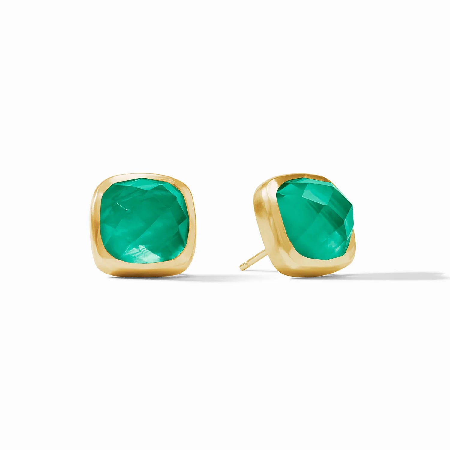Catalina Stud - Iridescent Emerald Green- OS