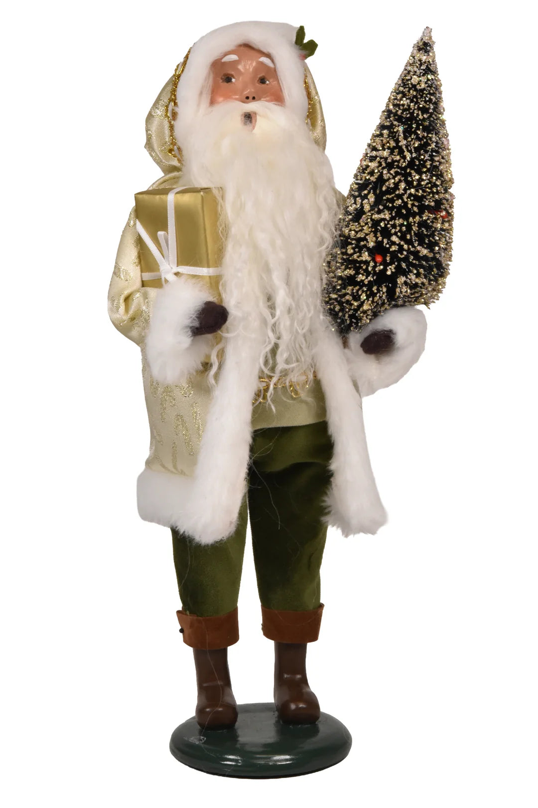 Gold Sparkle Santa