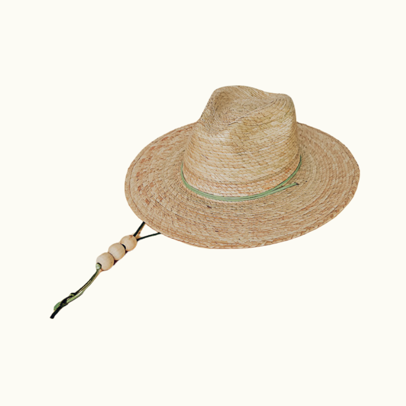 La Playa Straw Fedora Hat Women, sun hats women, chin cord