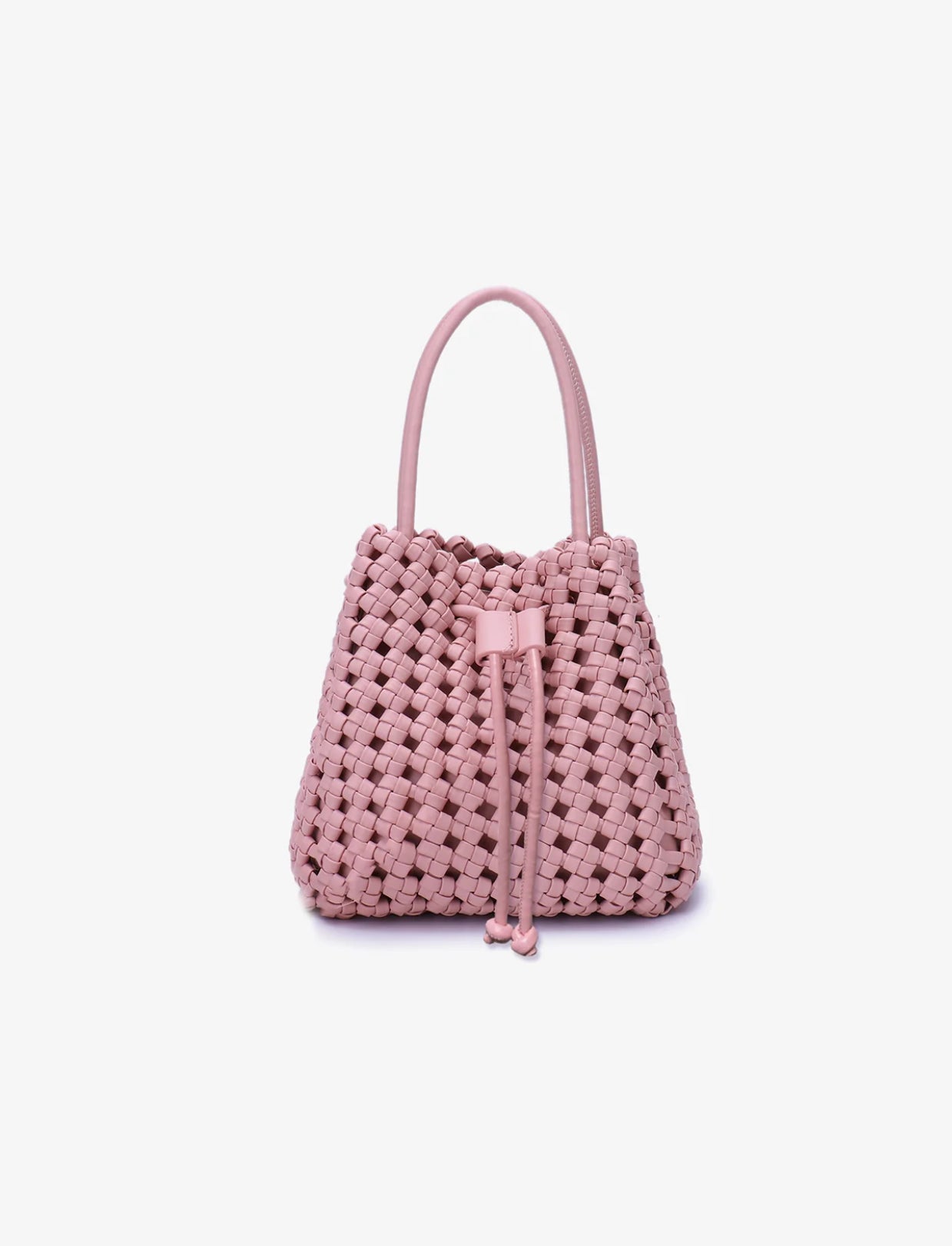 Mini Woven Bucket Bag
