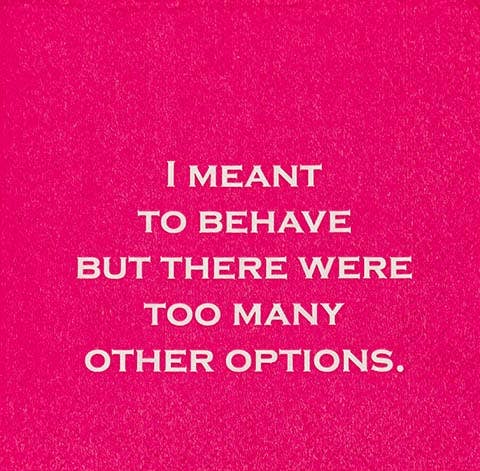 NAPKIN - I Meant To Behave But....