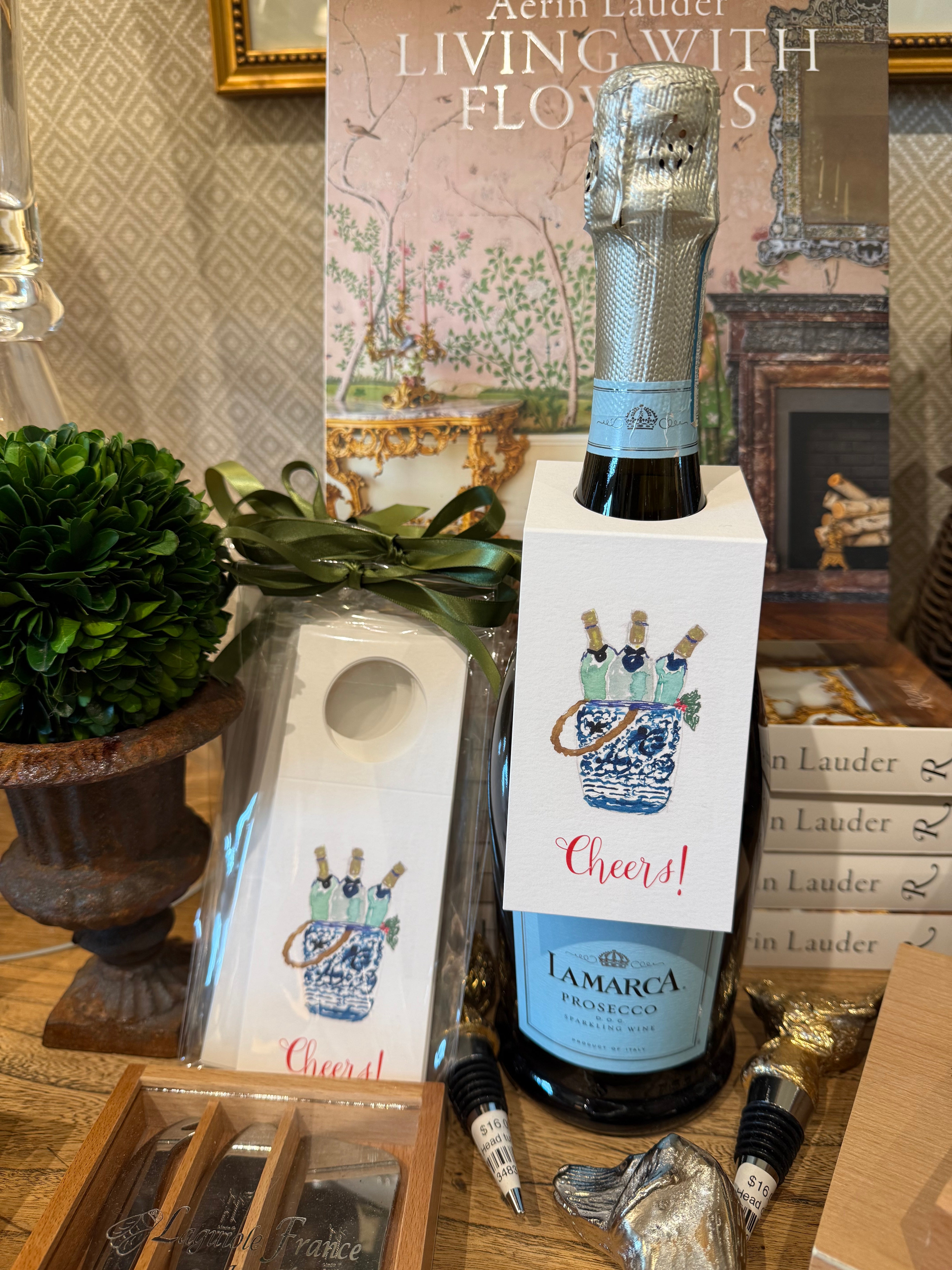 Cheers Bottle Tag (set of 8)