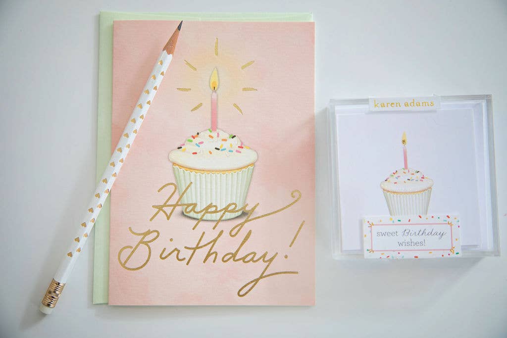 Golden Birthday Greeting Card