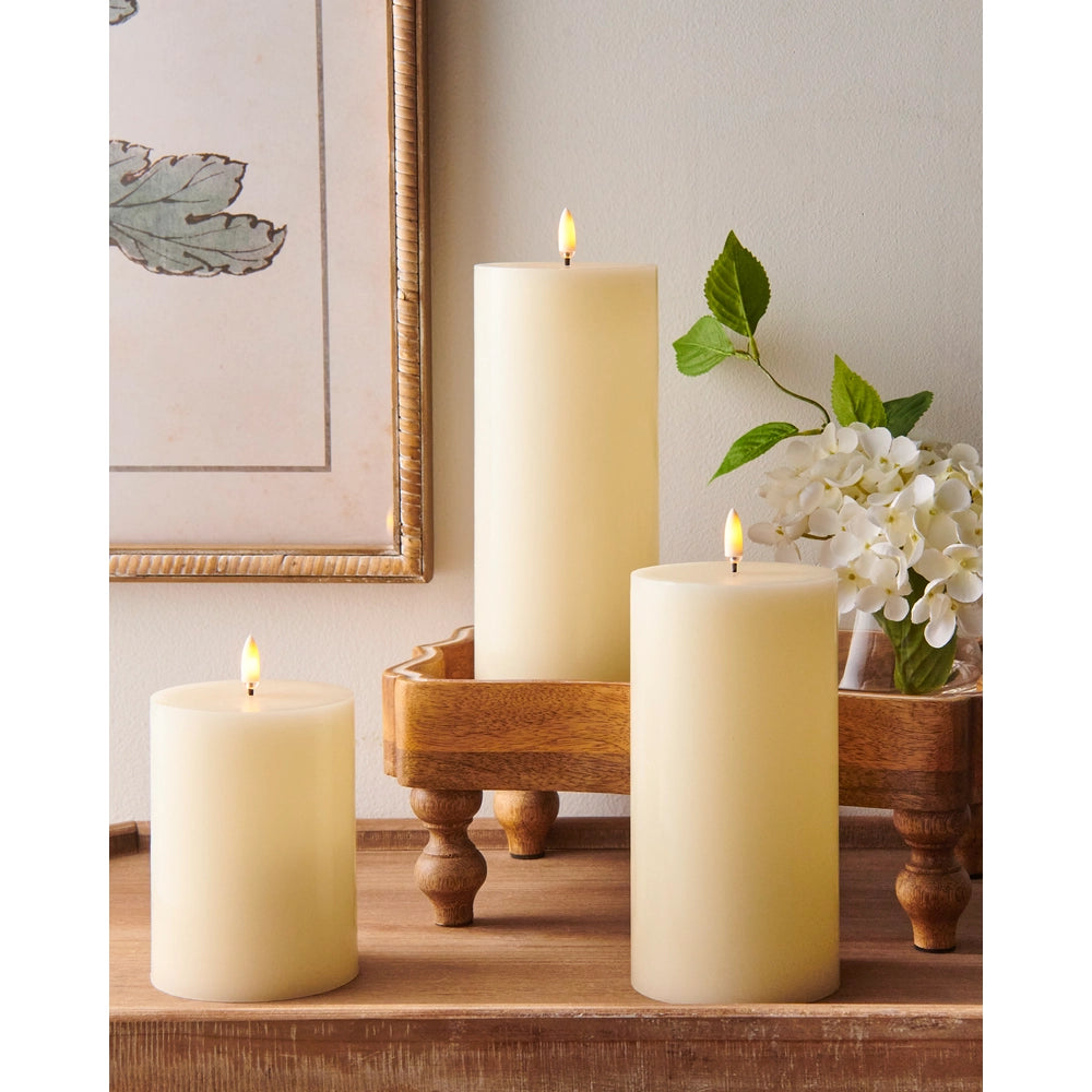 Ivory Pillar Candle
