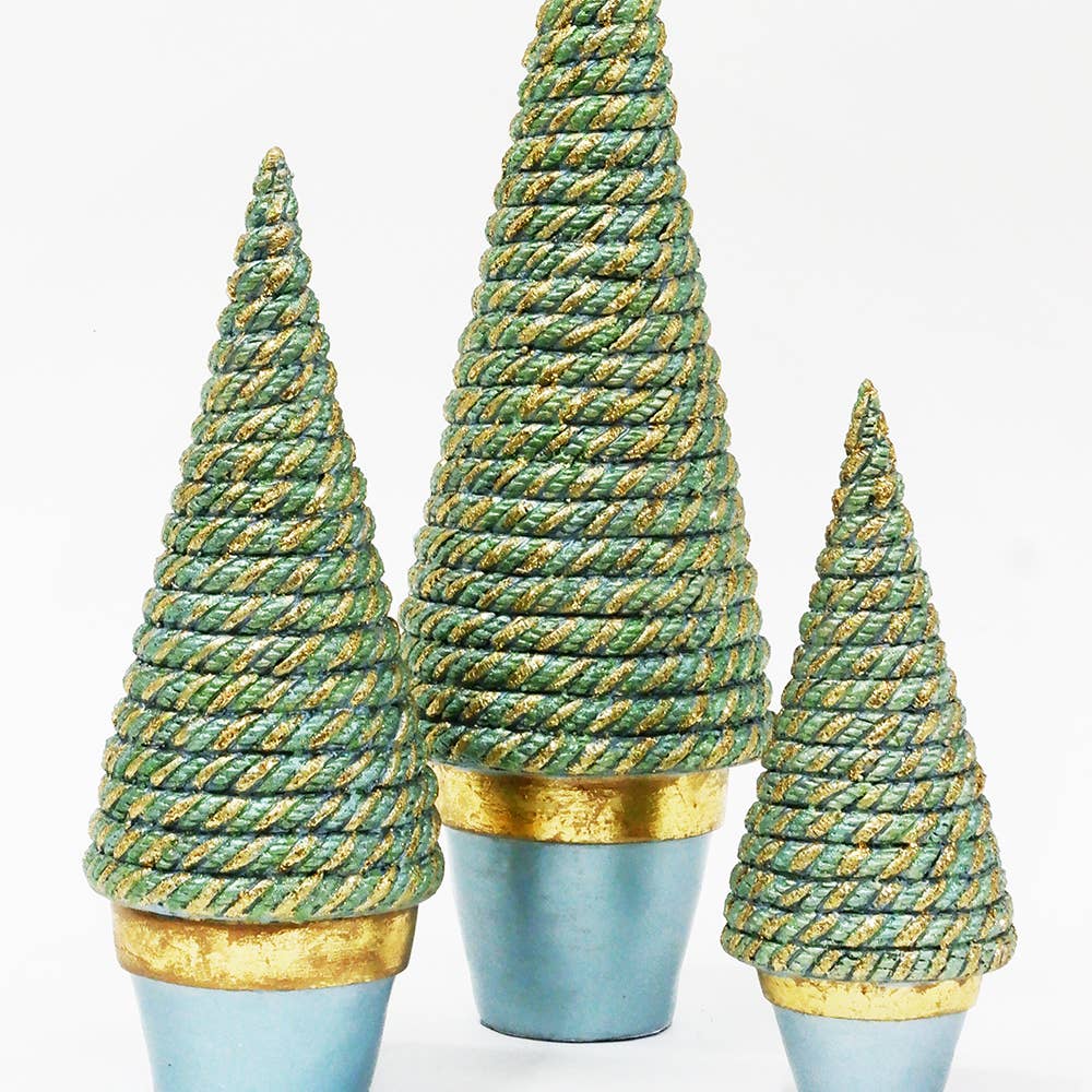 13" Provence Horizontal Cone Tree (Blue Haze)