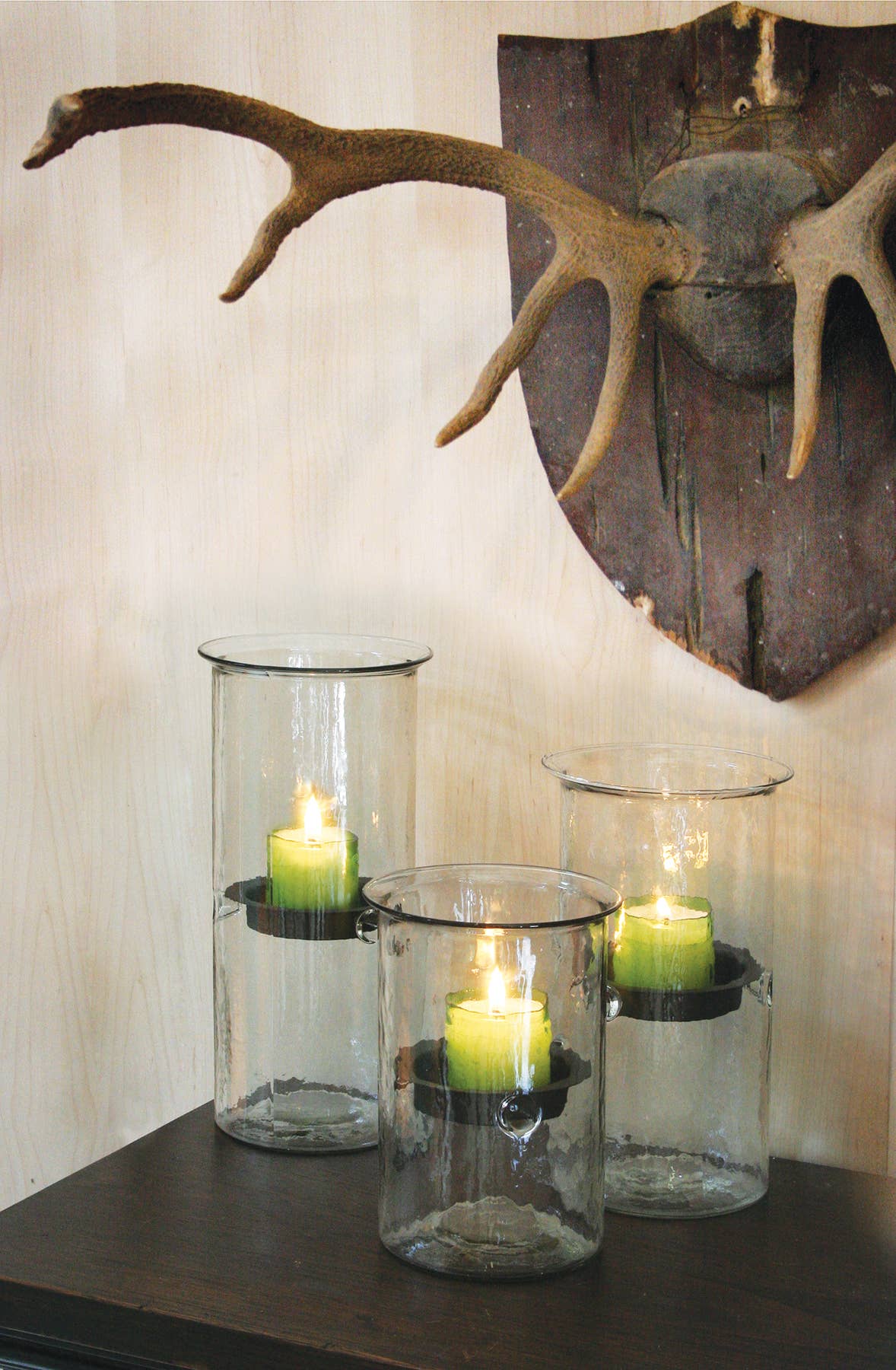 Glass Candle Holder