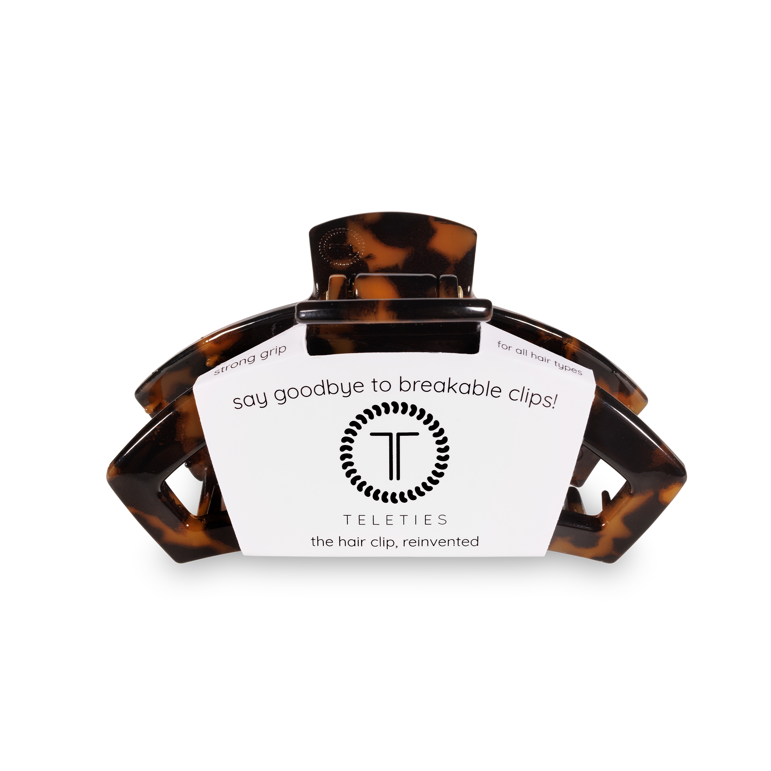 Open Tortoise Medium Hair Clip