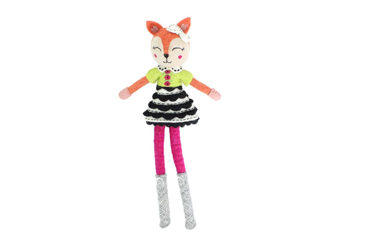 French Knot Animal Friend - Fern the Fox