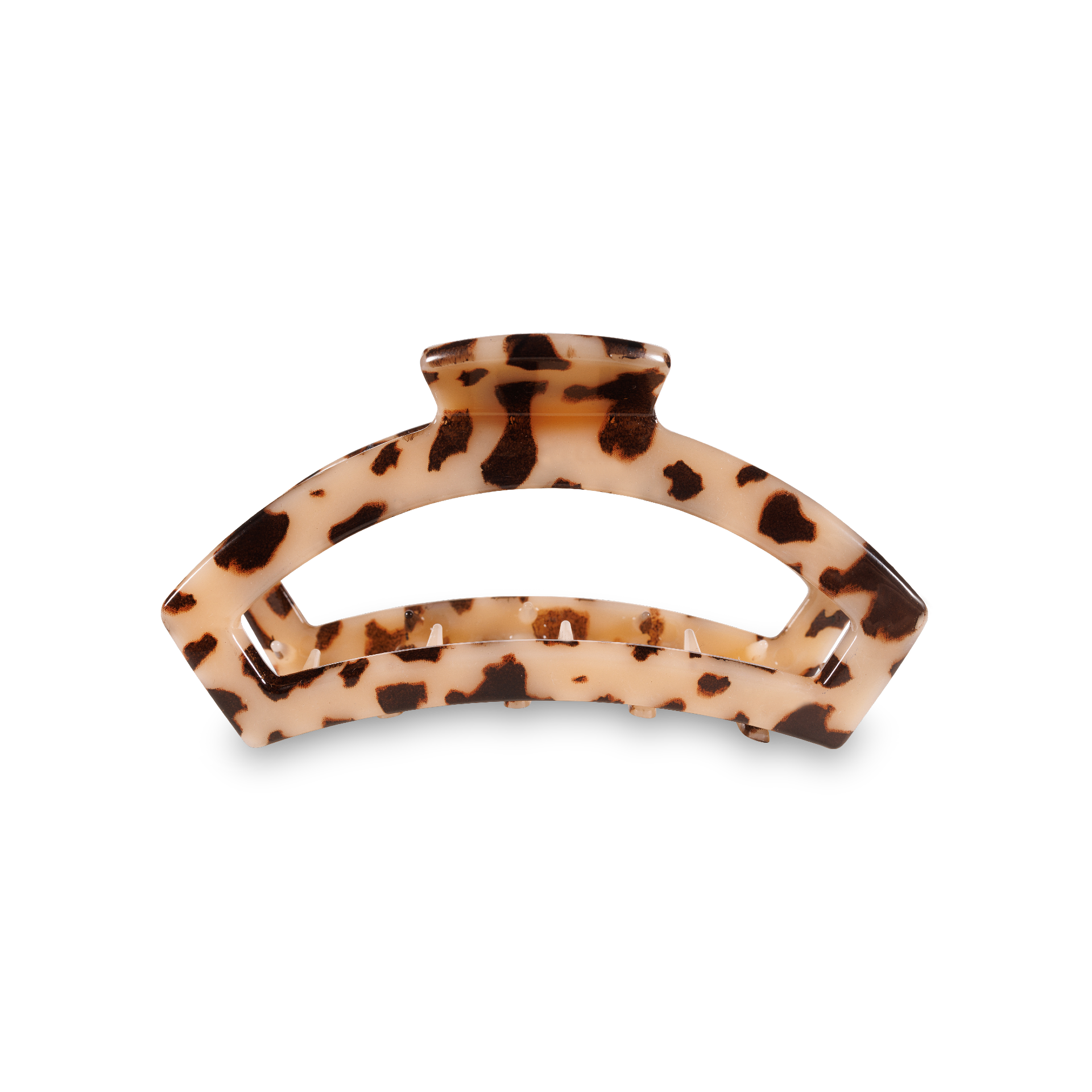 Open Blonde Tortoise Small Hair Clip