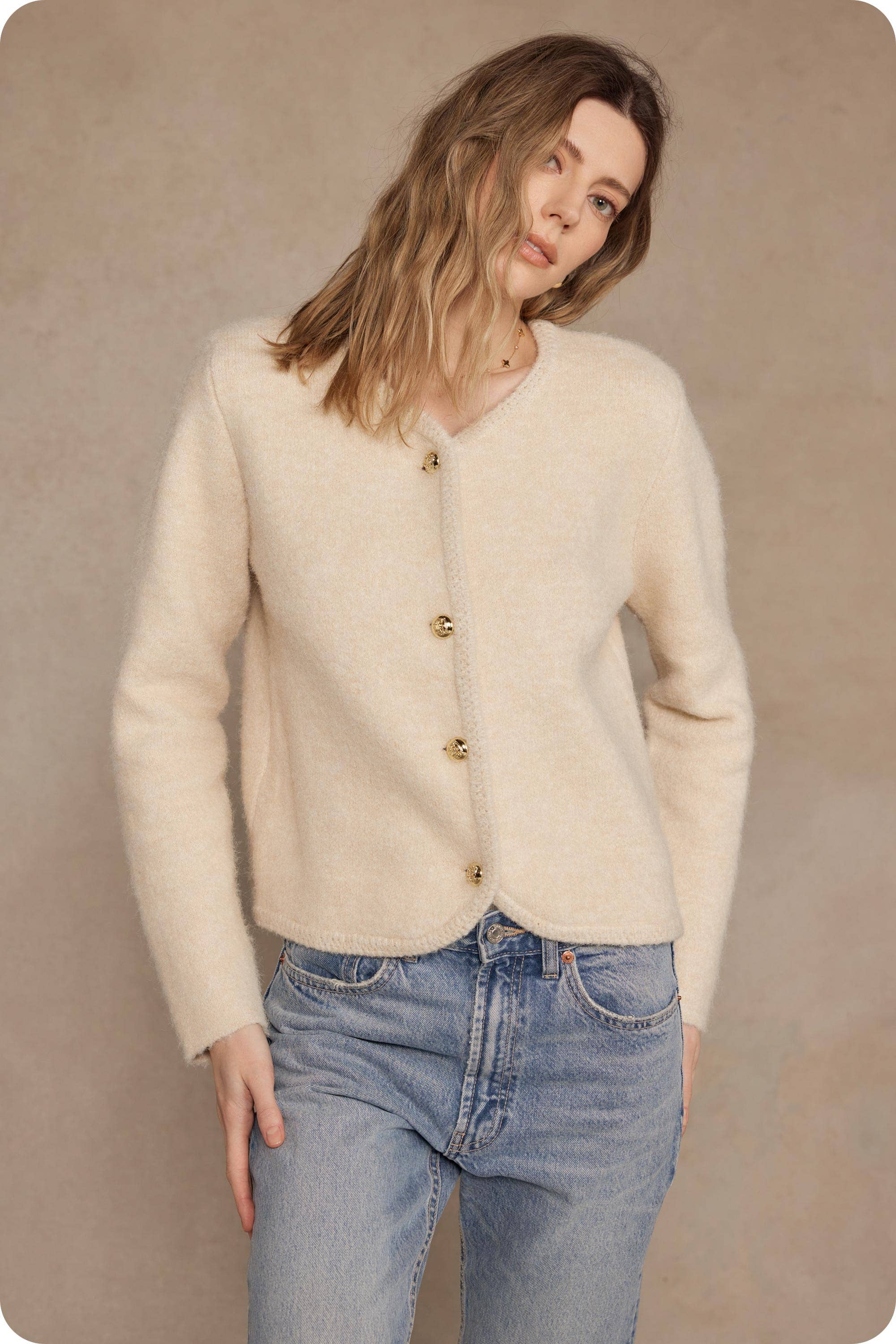 Button Down Cardigan