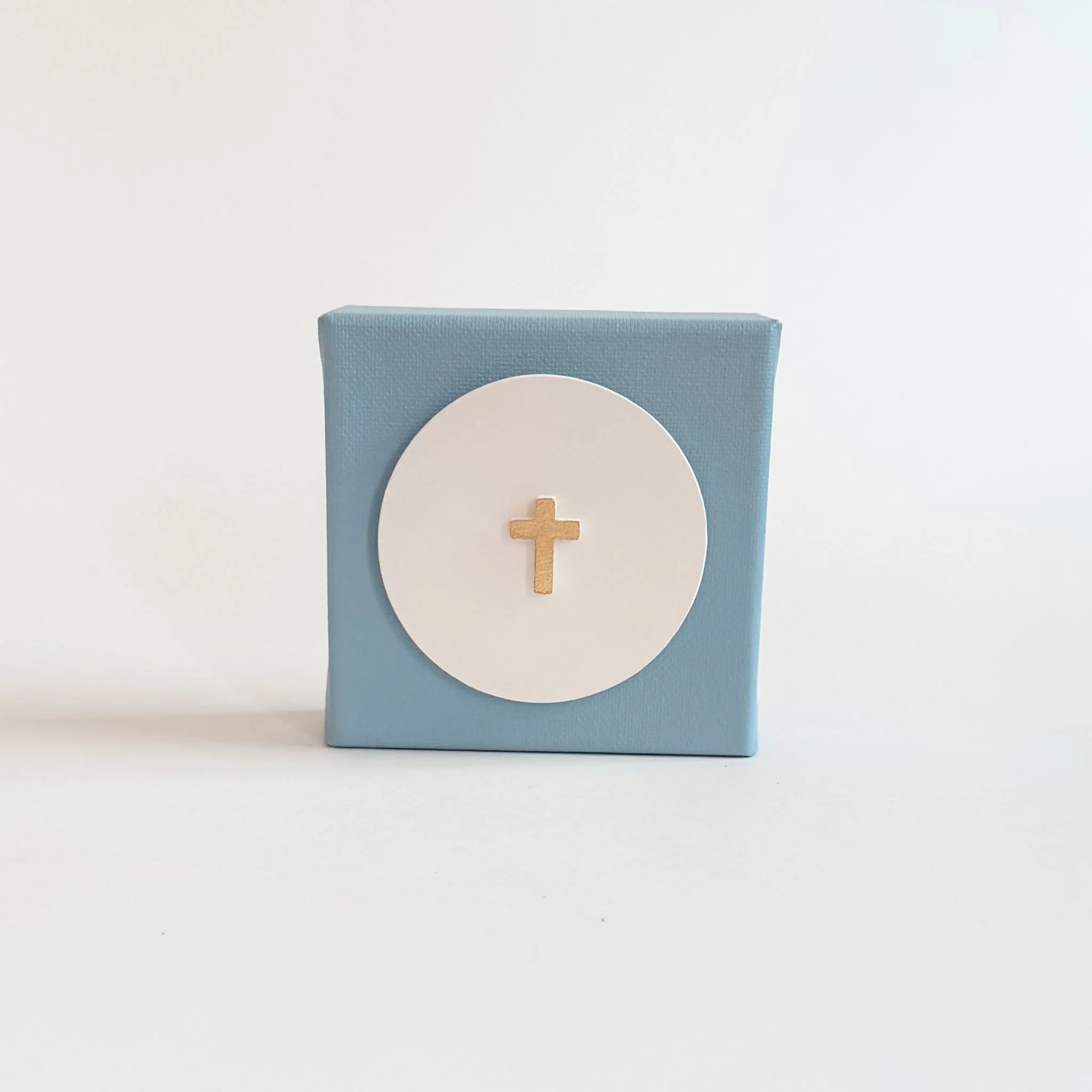 4x4 Tiny Cross Intaglio Canvas