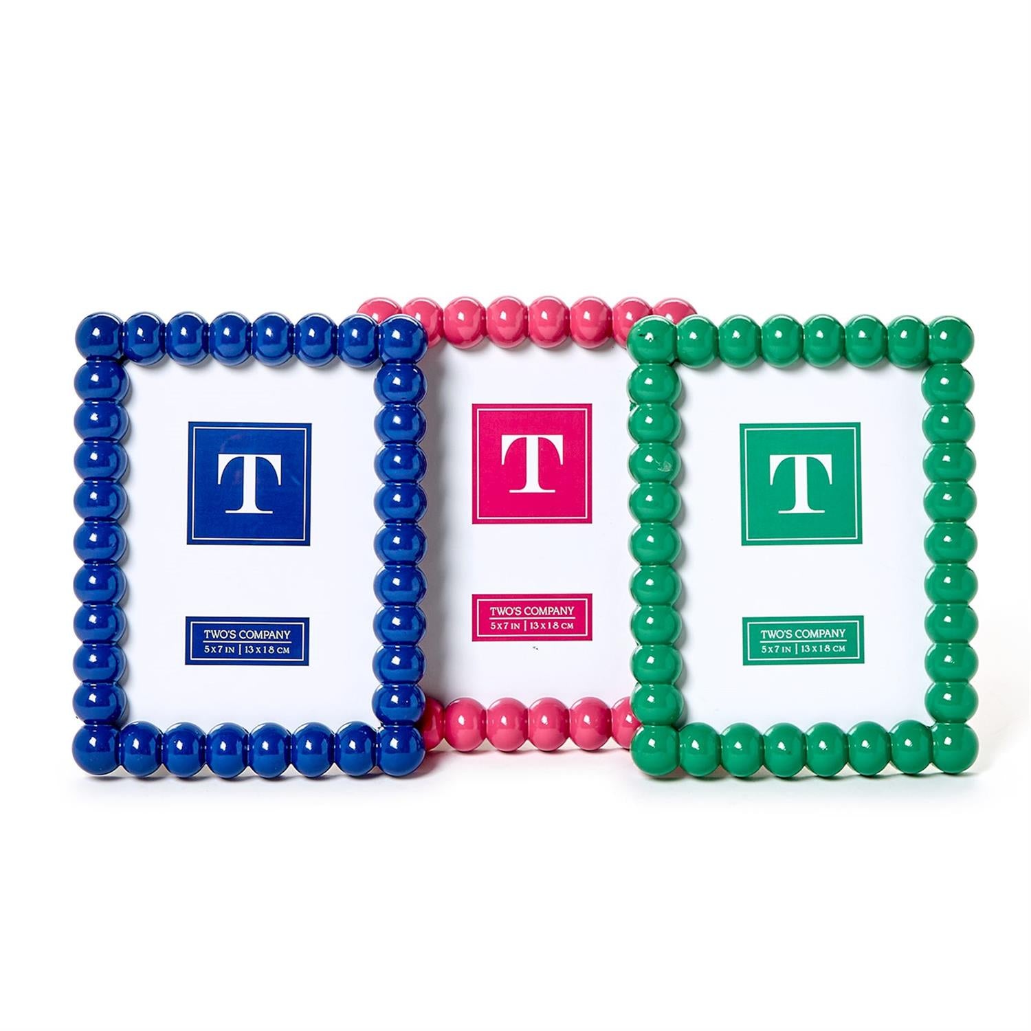 Hobnail 5x7 Photo Frame Assorted 3 Colors