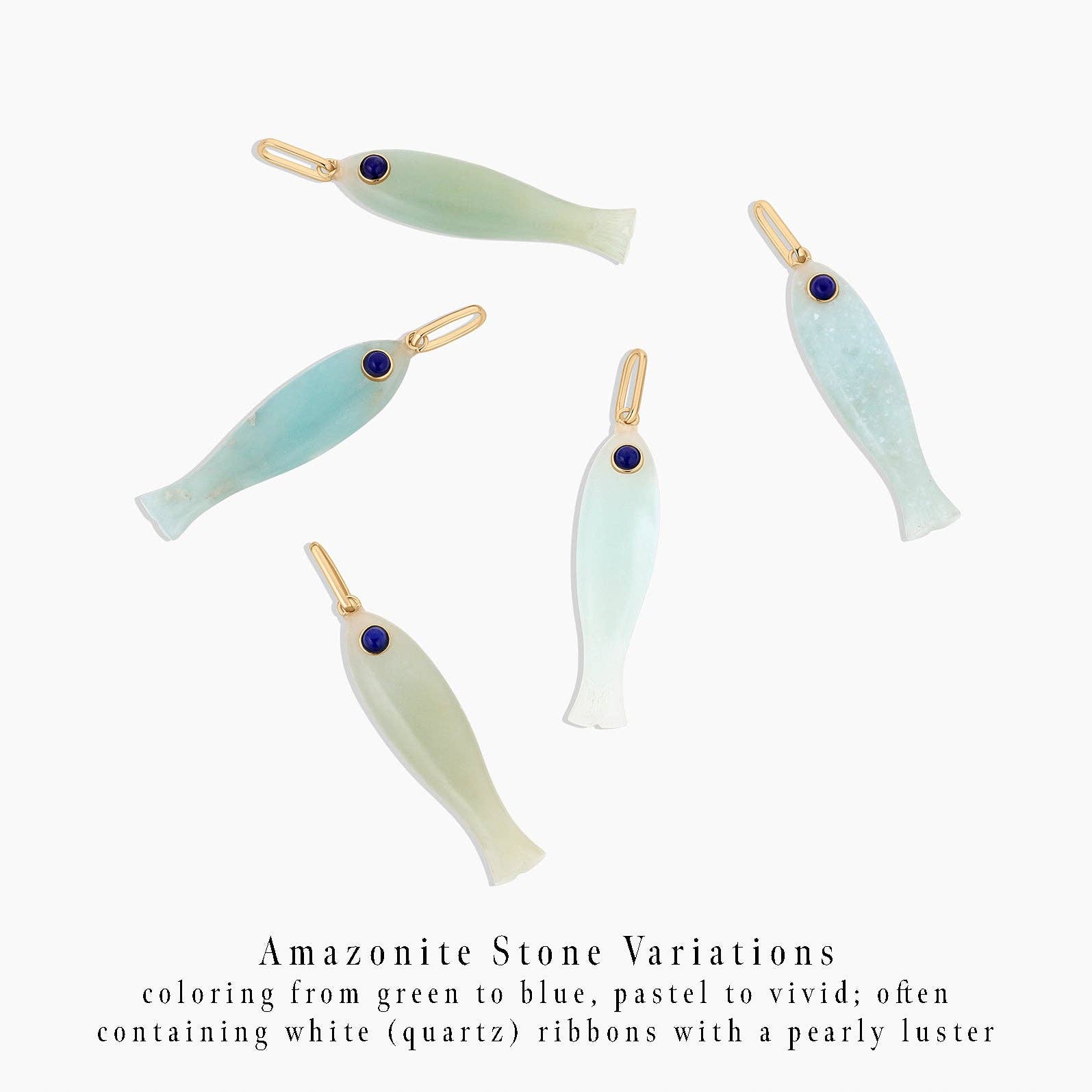 Fortuna Amazonite Charm