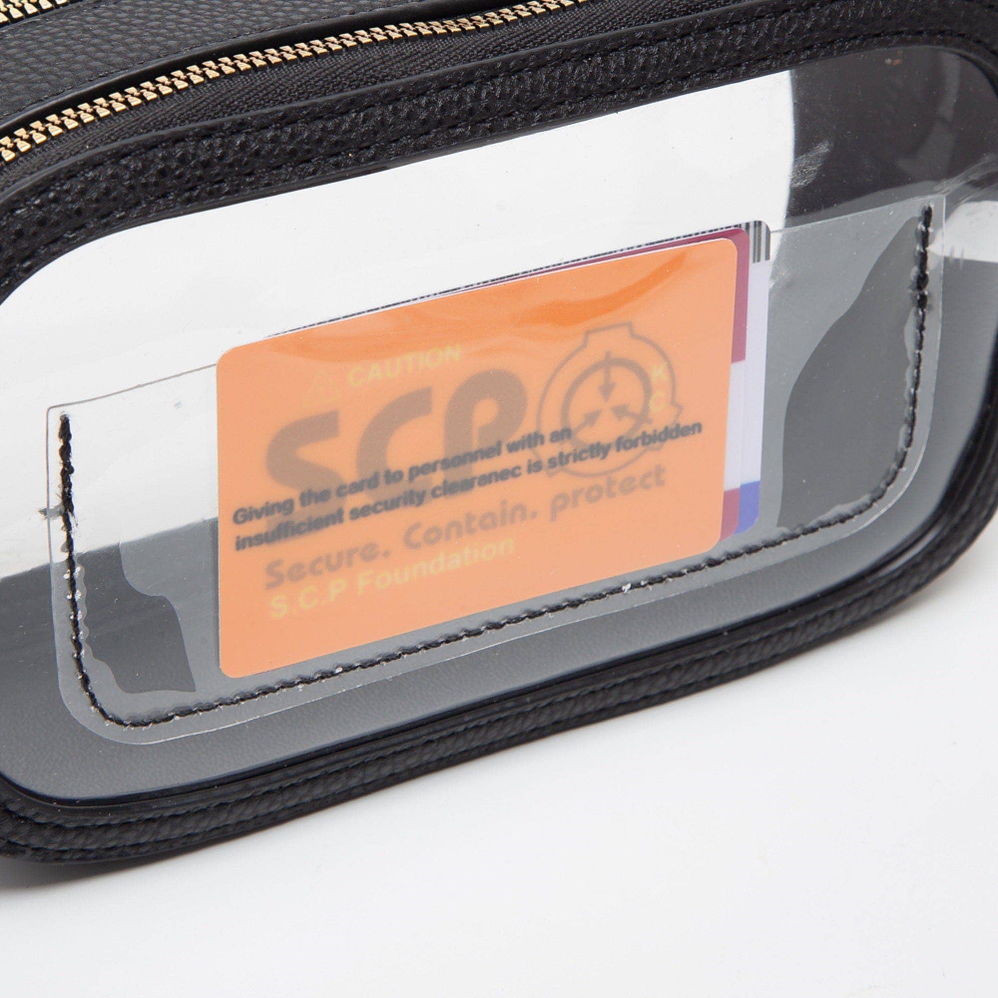 Double Zipper Oval Clear Gameday/Stadium Bag