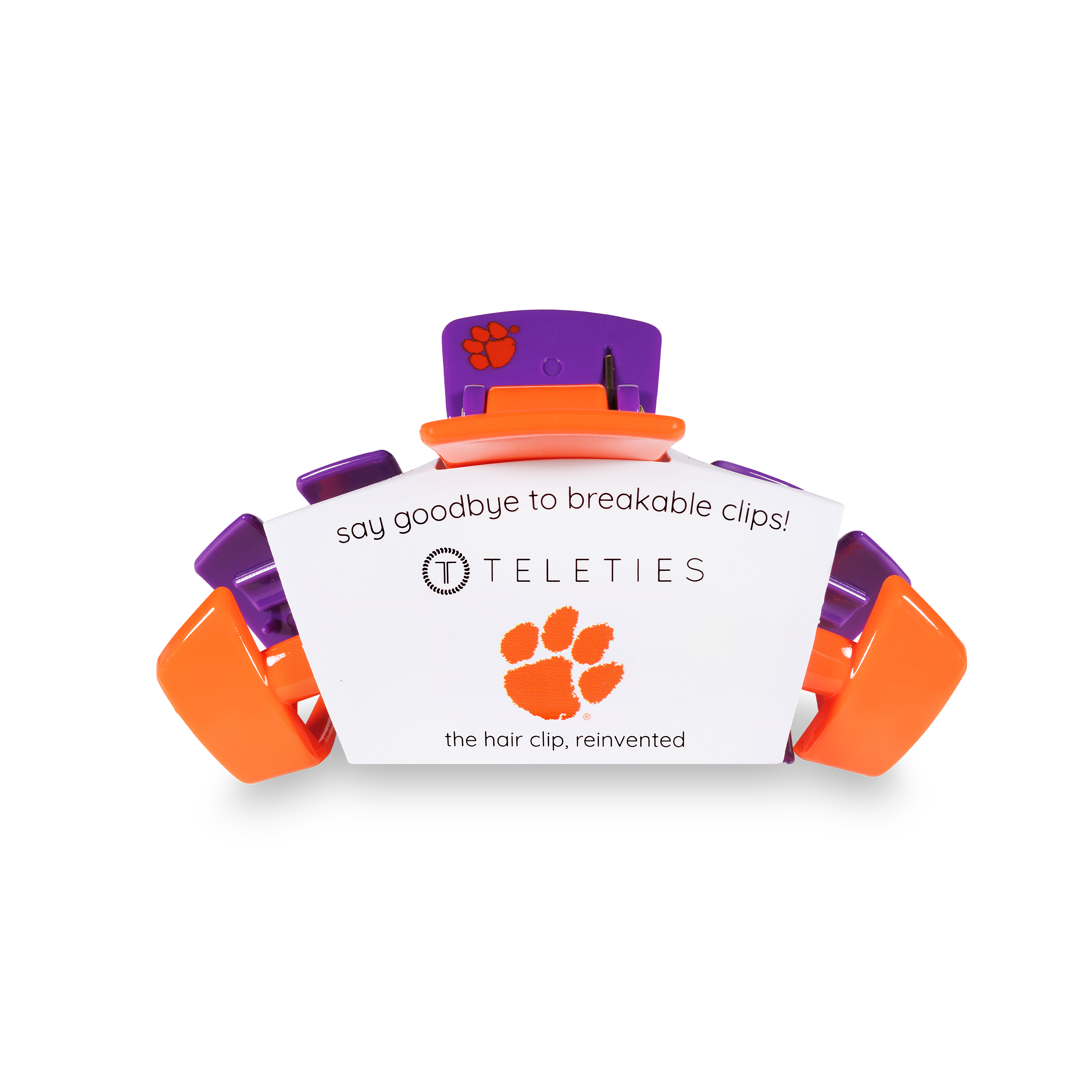 Clemson University Medium Hair Clip