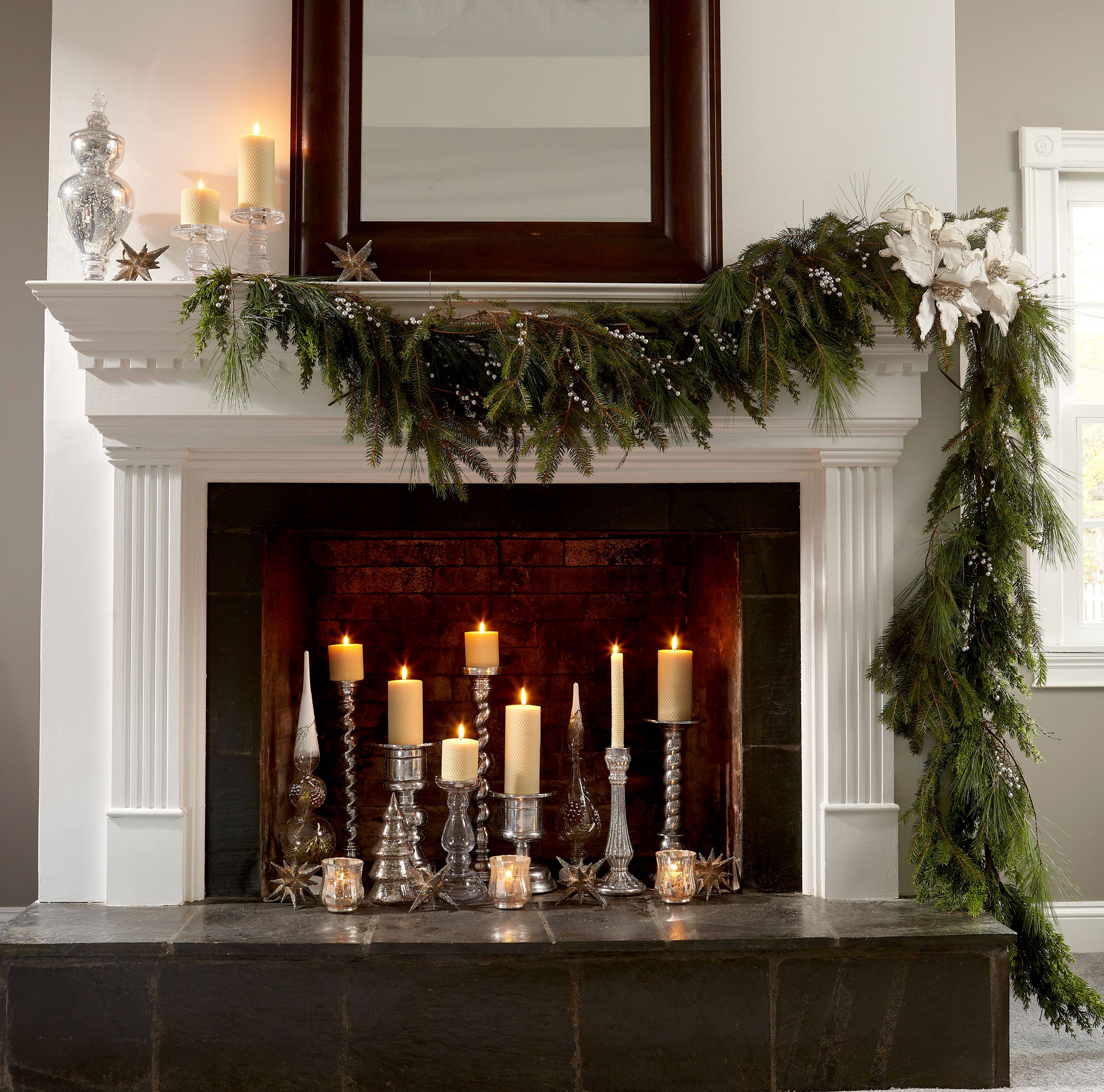 3" Hand Rolled Beeswax Pillar Candle