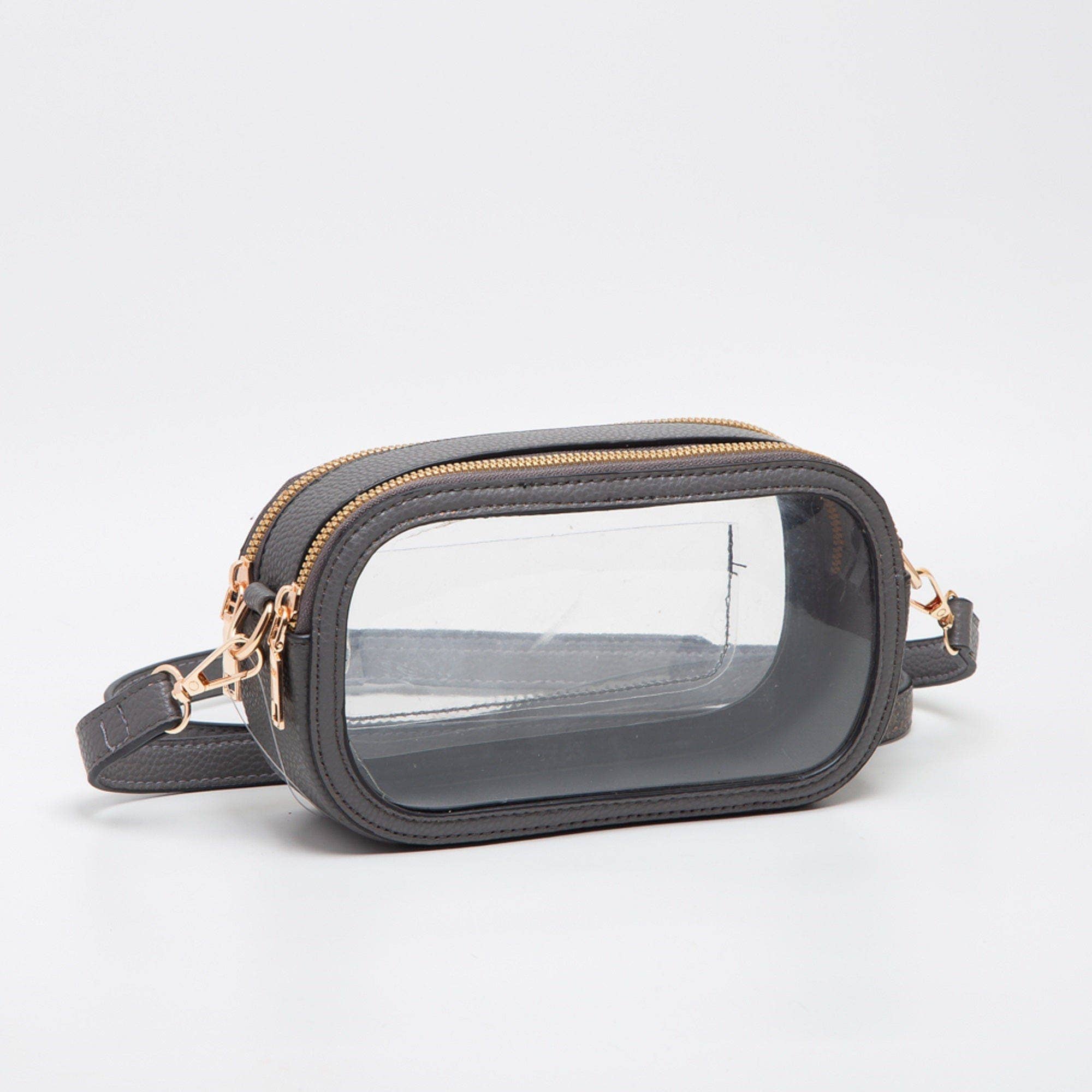 Double Zipper Oval Clear Gameday/Stadium Bag
