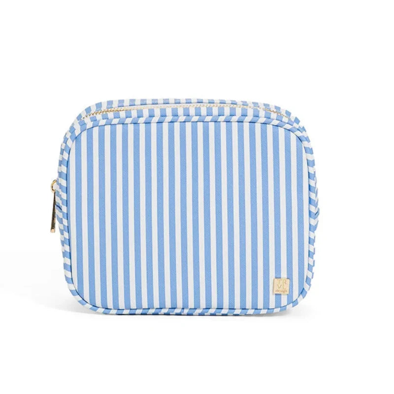 Luxe Glow Bag- Pimlico Stripe Chambray