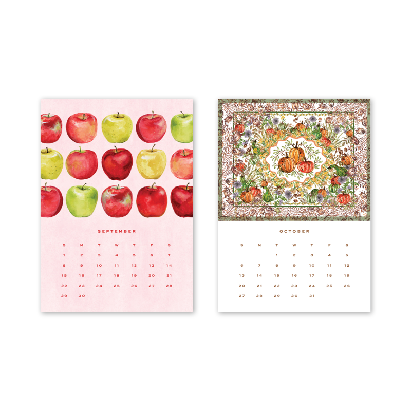 2025 Desktop Calendar with Easel