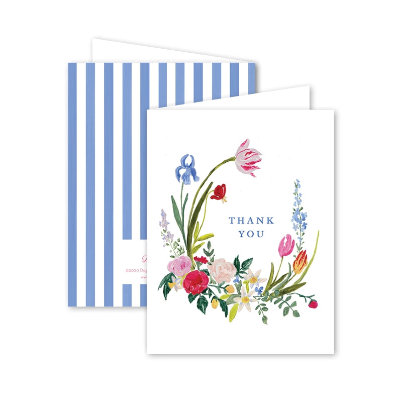 Dutch Baroque Thank You Card Set