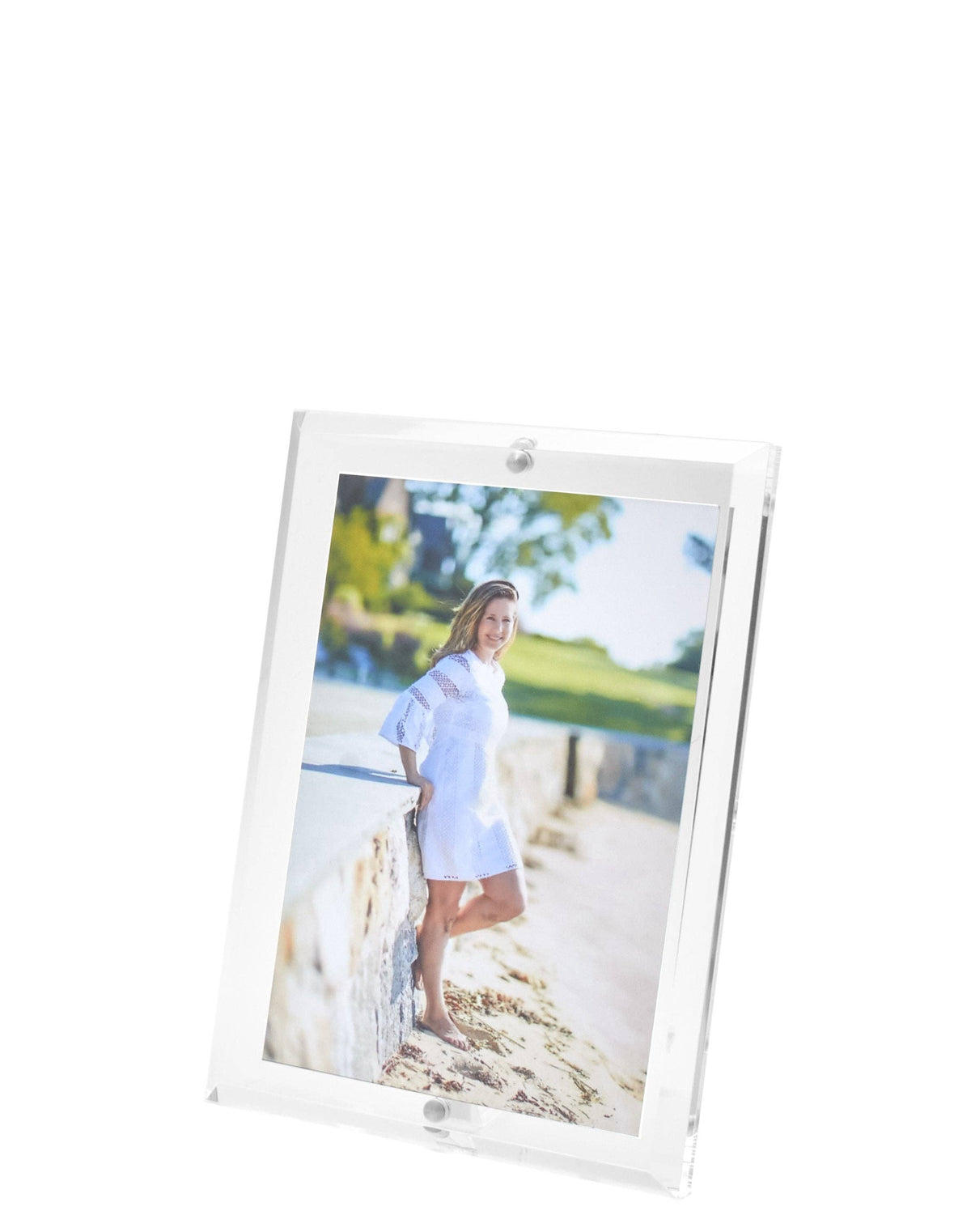 Clear Acrylic 4" x 6" Beveled Frame