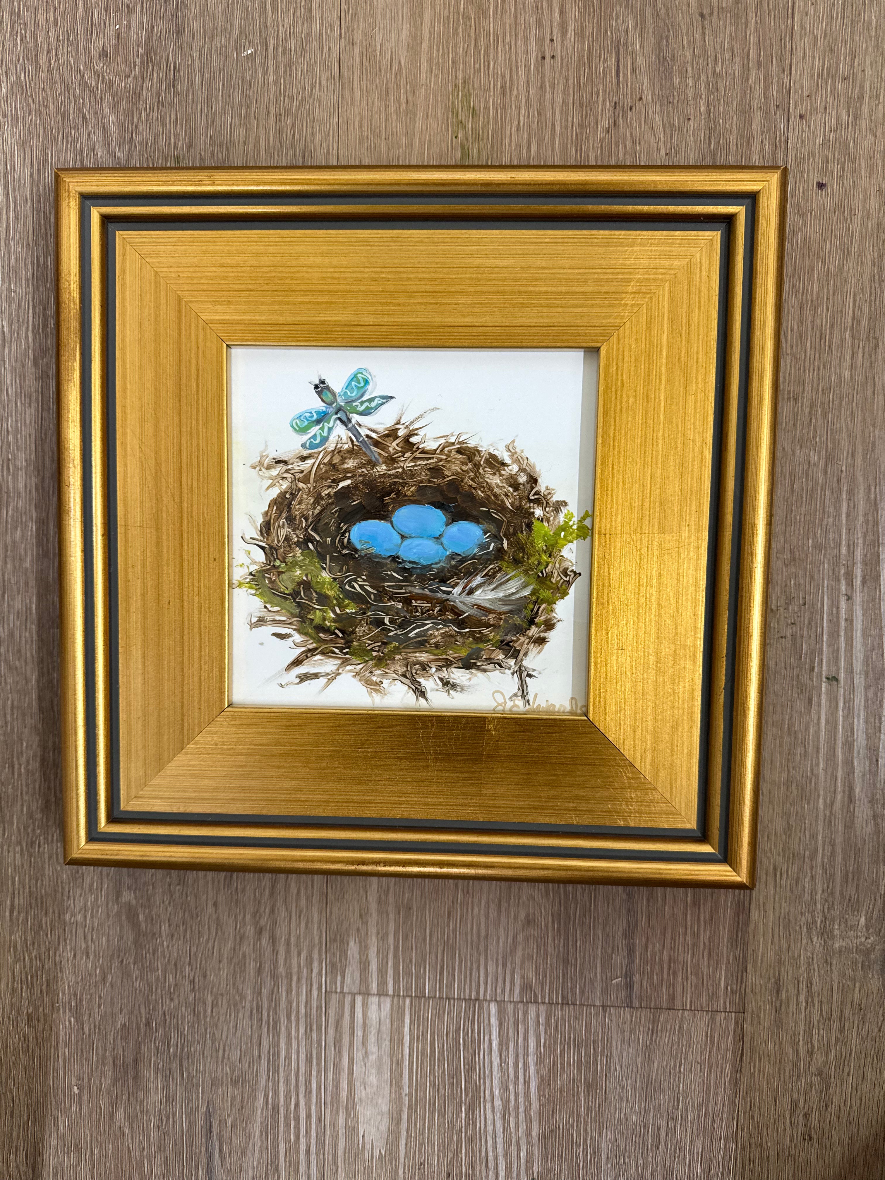 Jenifer Edwards Nest with Dragonfly 6x6