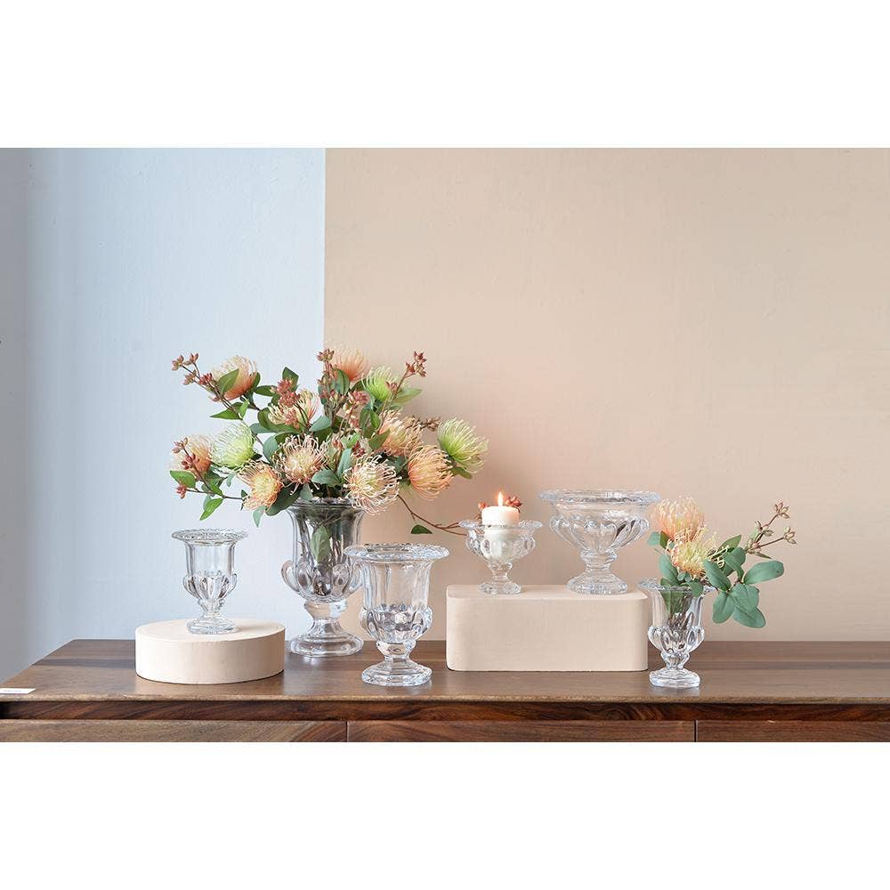 D4.5x6" Crystal Elegance Glass Vase