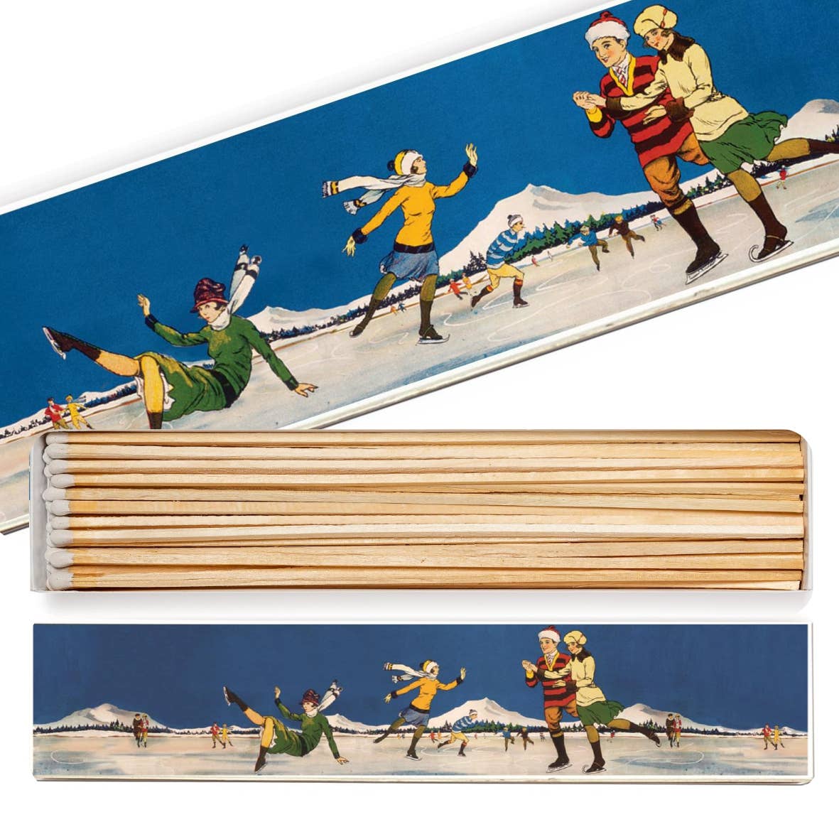 Ice Skating | Long - Christmas Safety Matches 🎄
