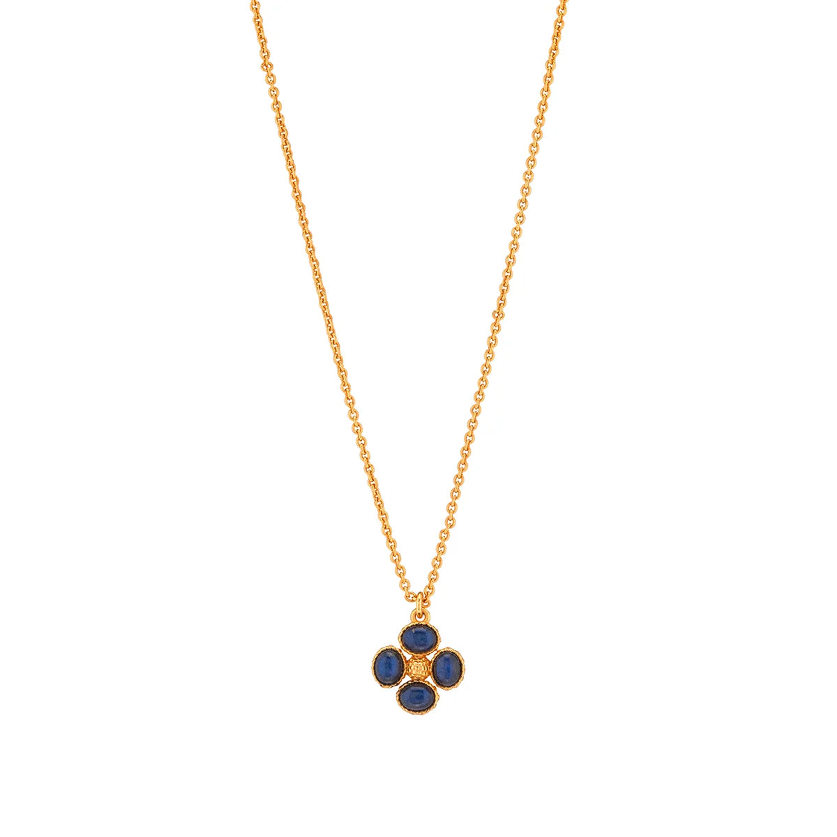 Berry Clover Double Sided Charm Necklace