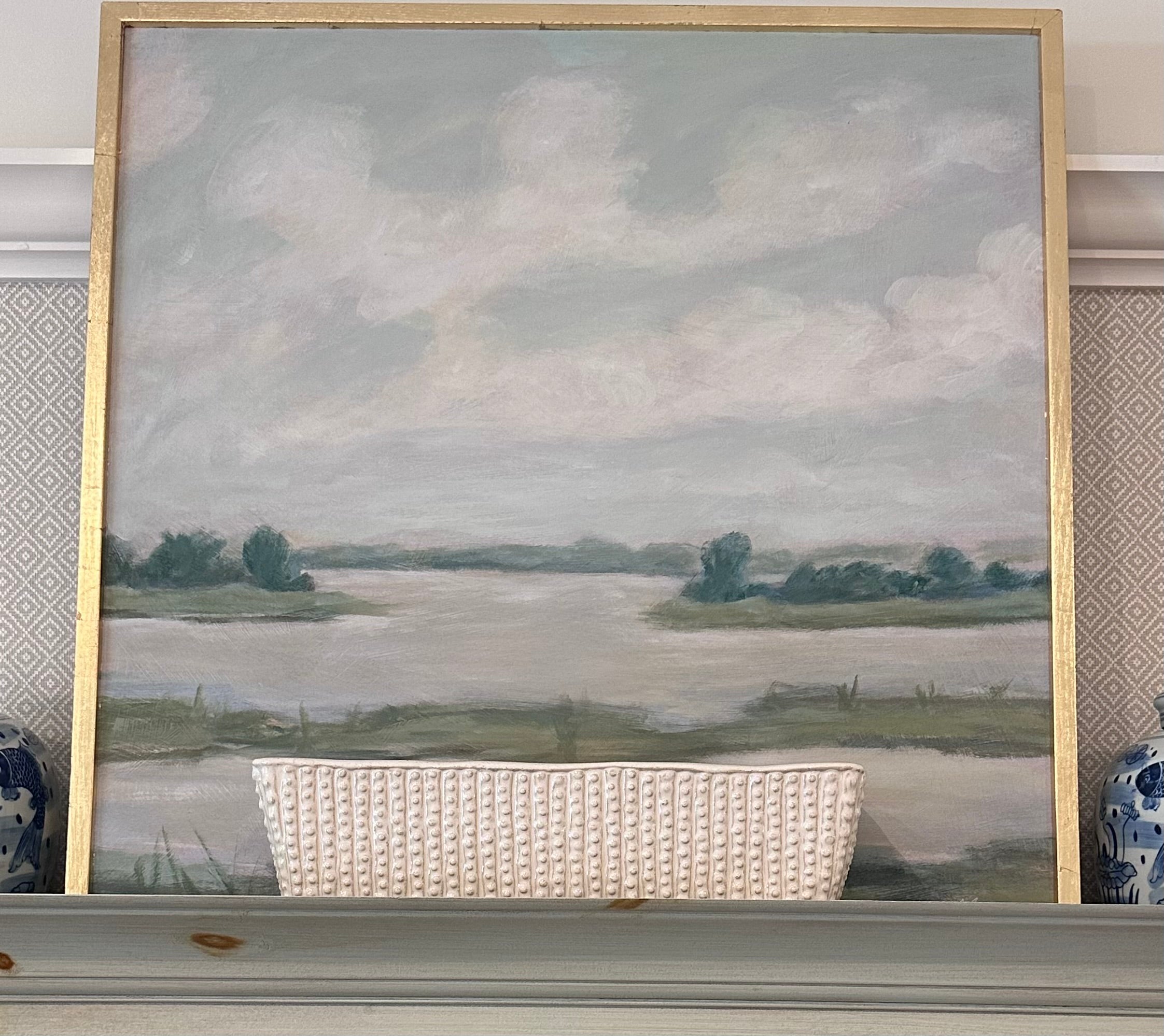 Marshlands 30x30 by Elaine Gleason