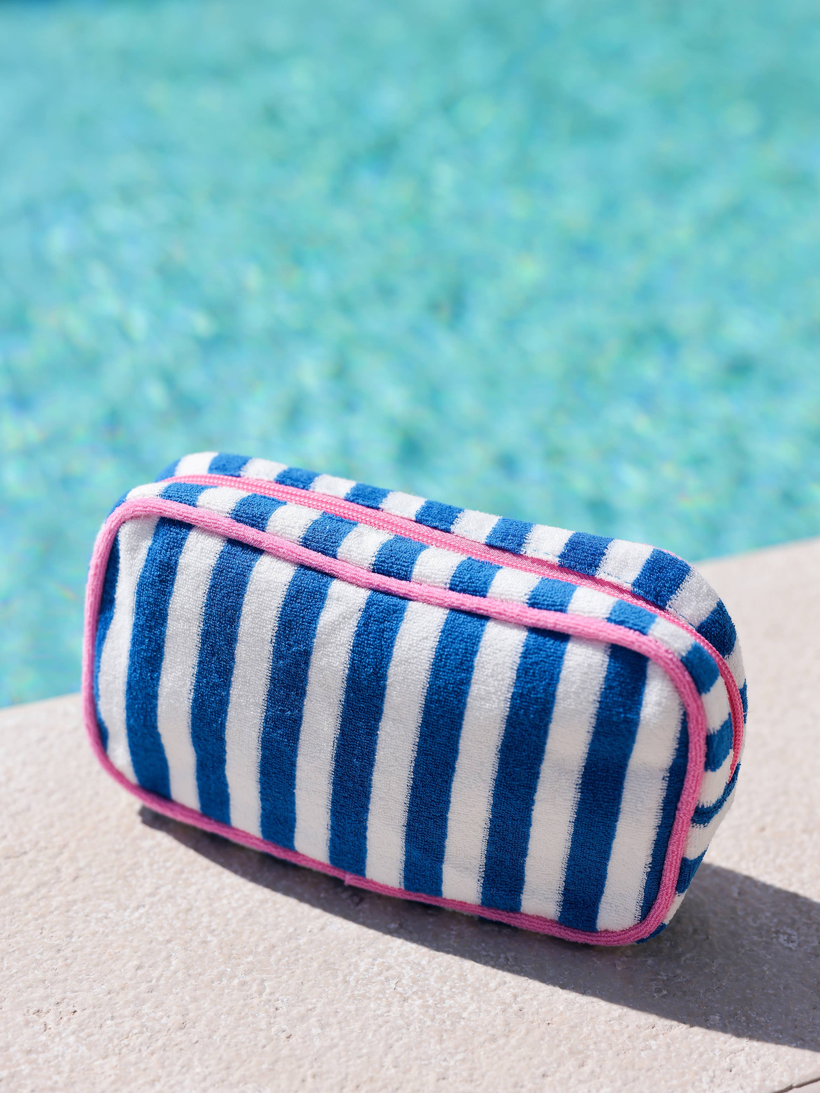 CABANA STRIPE SMALL ZIP POUCH