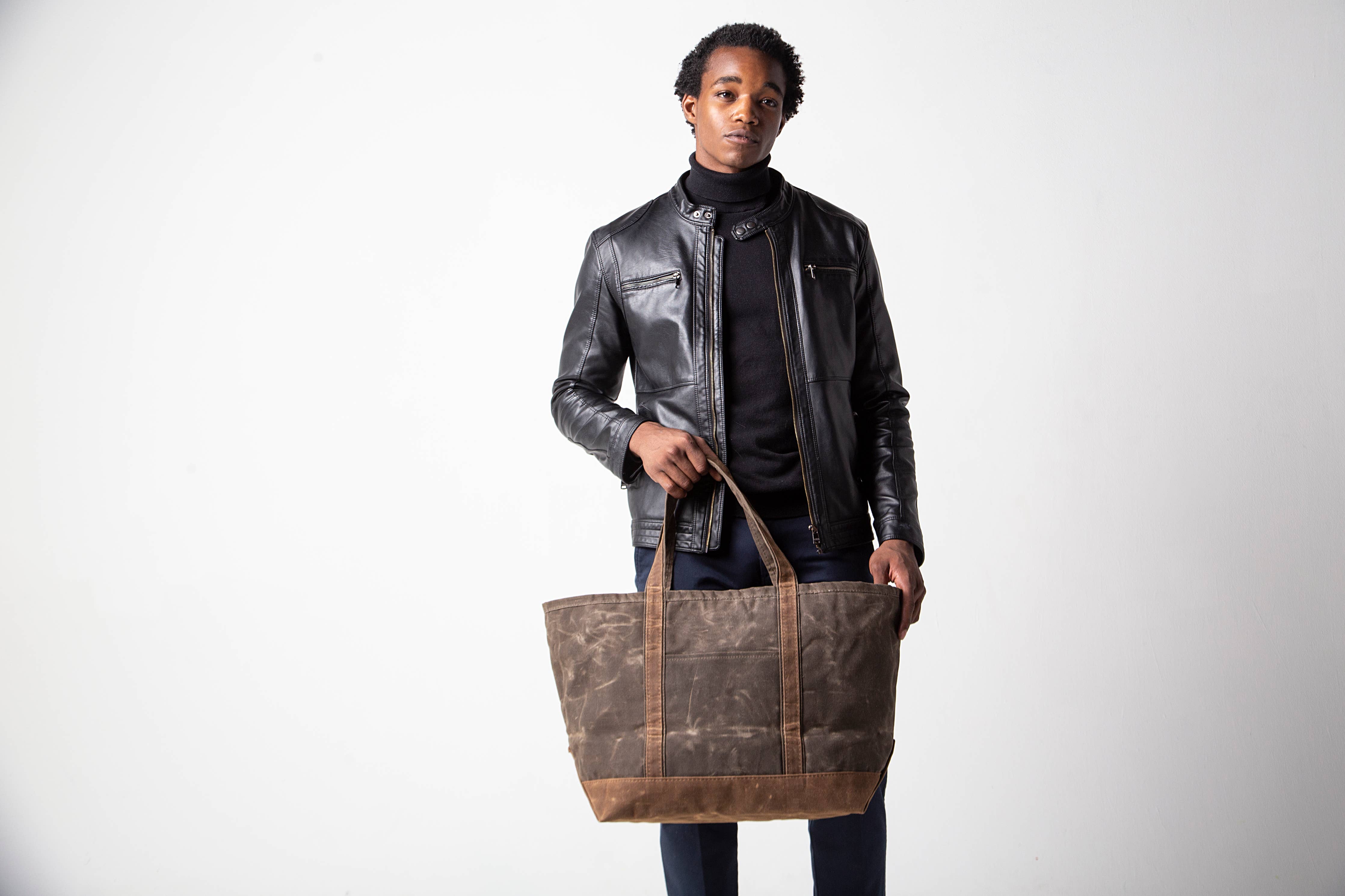 Waxed Large Classic Tote